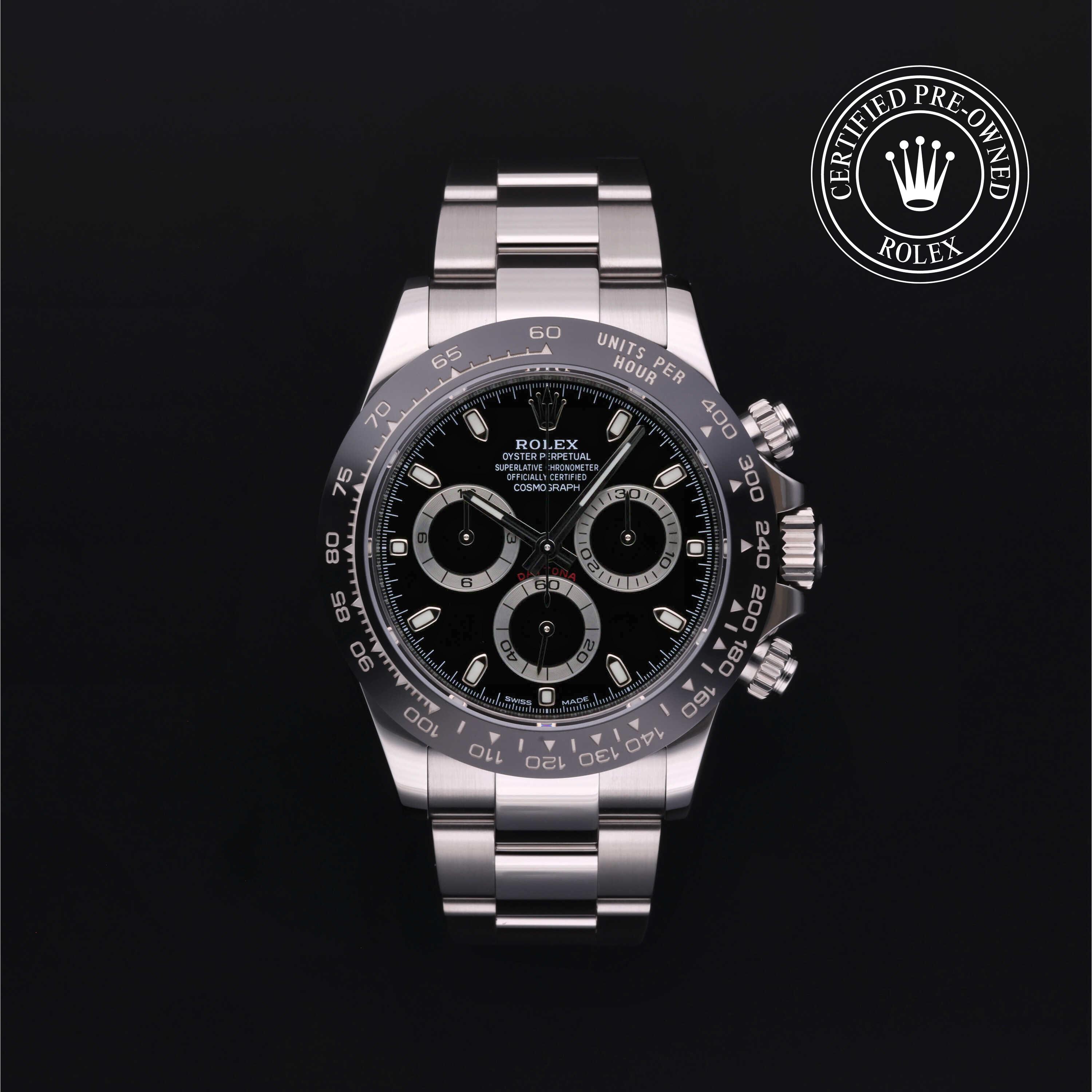 Cosmograph Daytona 勞力士中古錶認證 2020, 40毫米, 鋼
型號: 116500LN