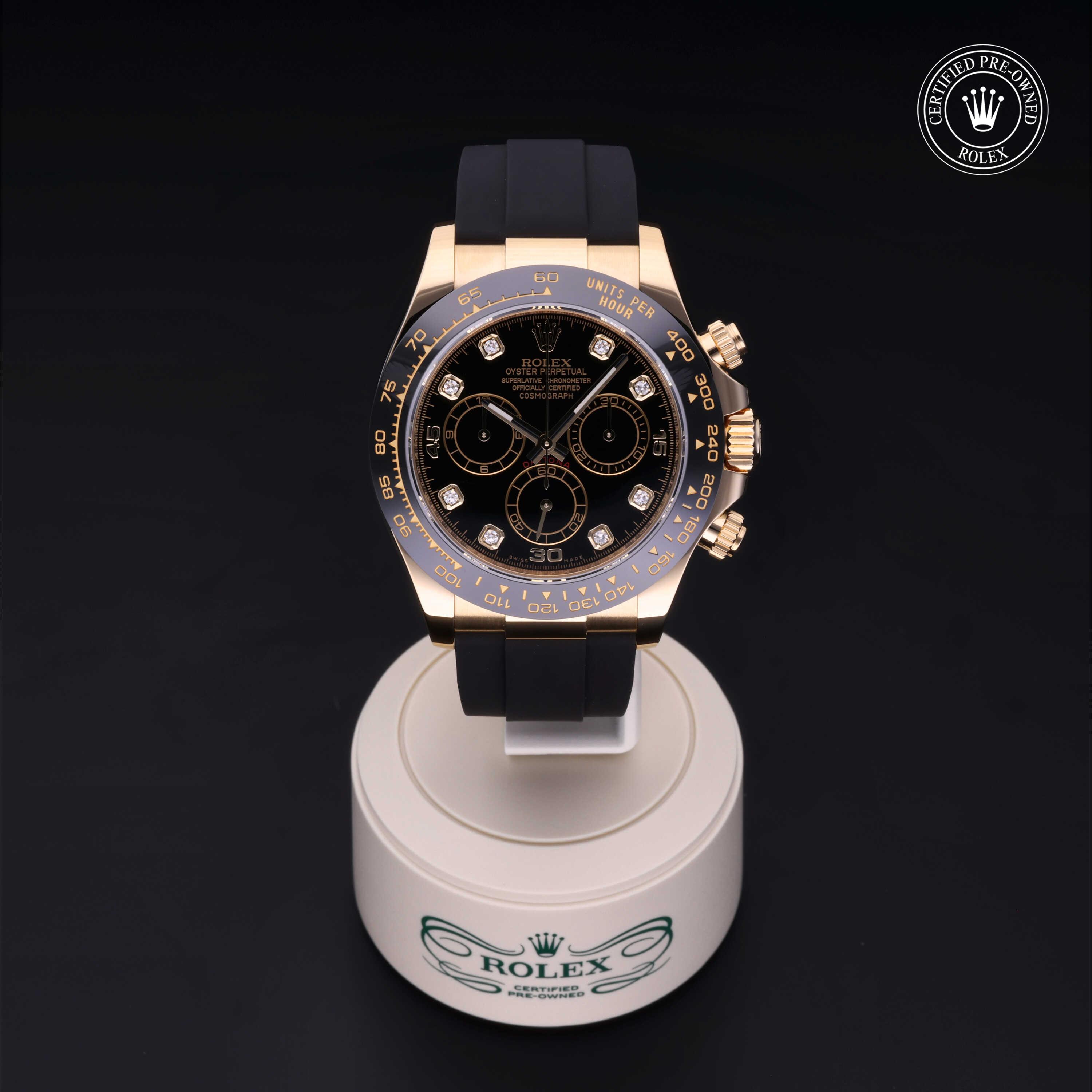 Cosmograph Daytona 勞力士中古錶認證 2018, 40毫米, 18K黃金
型號: 116518LN