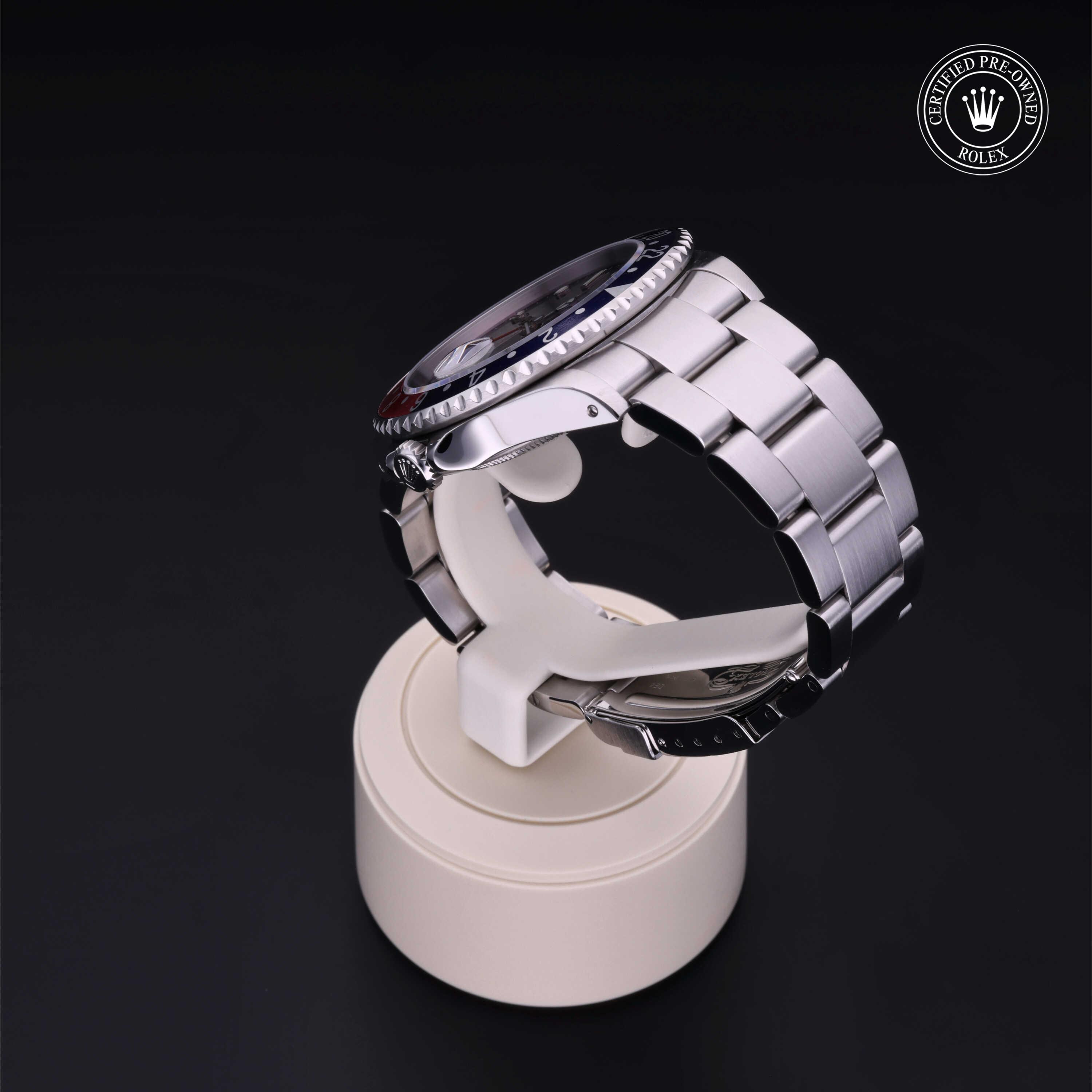 Oyster Perpetual  GMT-Master II Rolex Certified Pre-Owned 2001, 40 mm, Steel
Reference: 16710BLRO