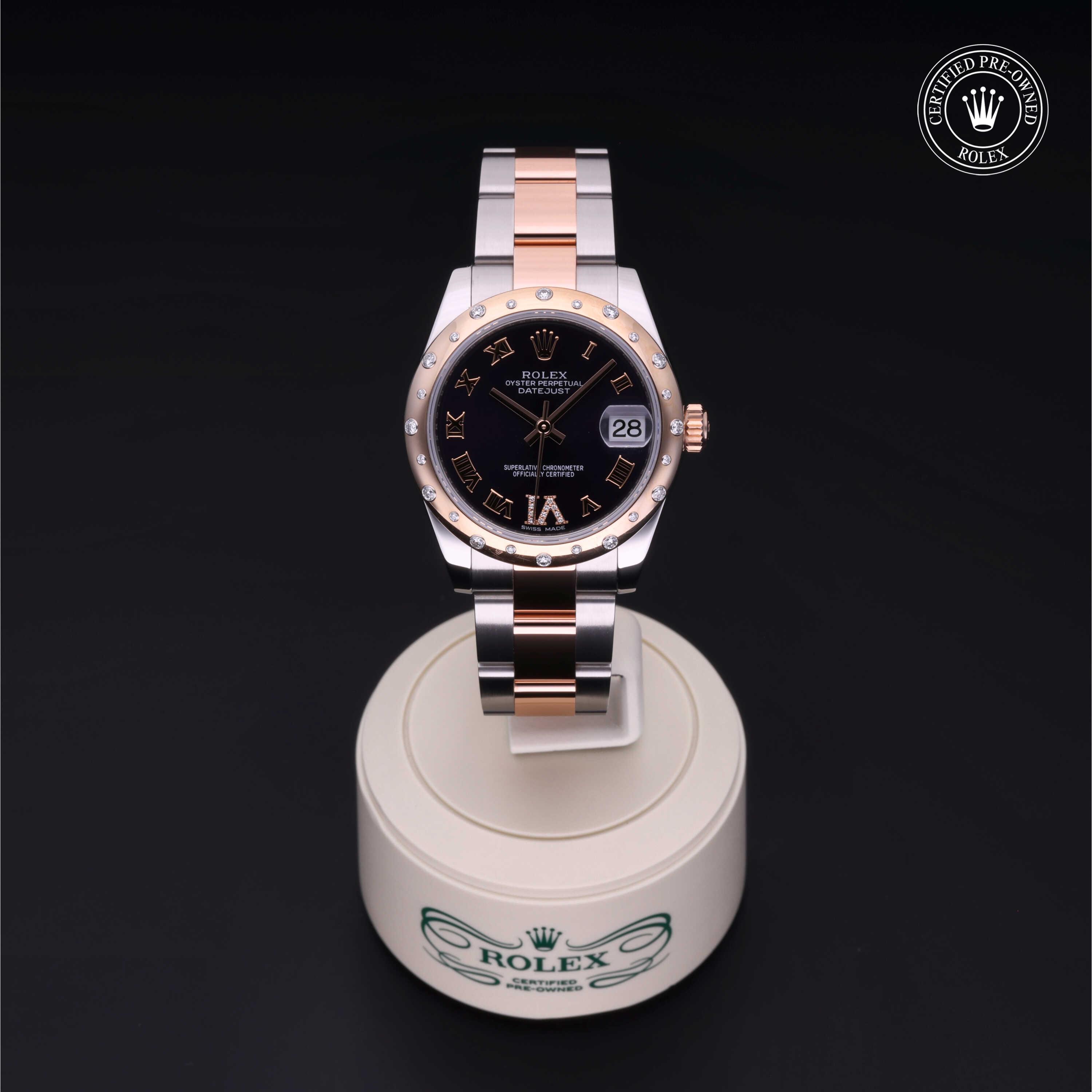 Datejust 31 勞力士中古錶認證 2016, 31毫米, 18K紅金鋼
型號: 178341