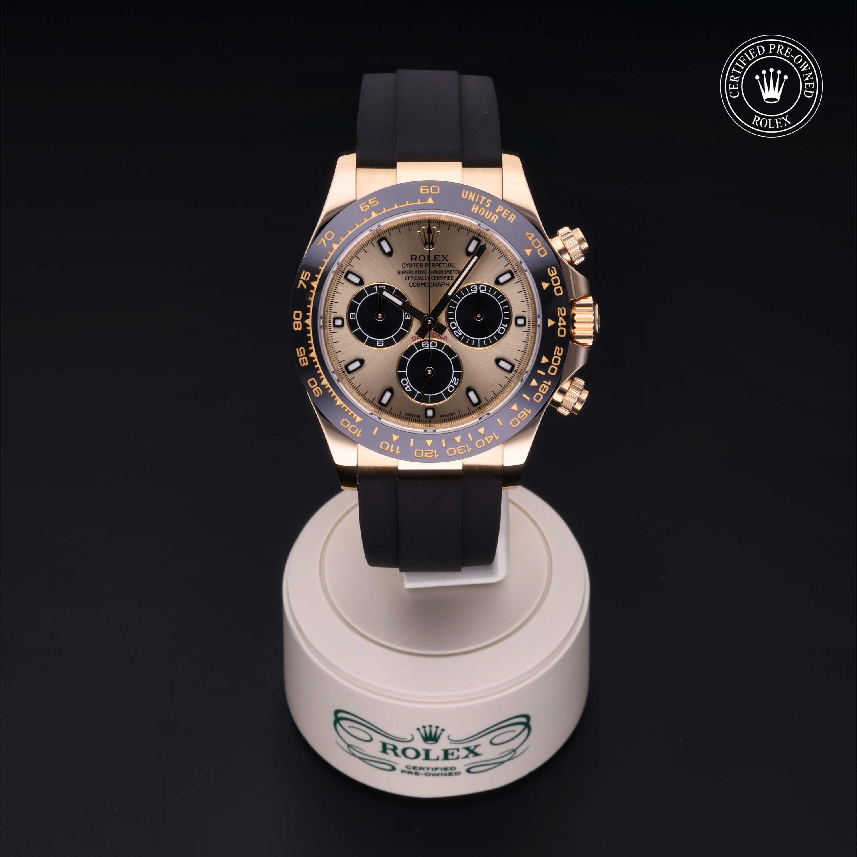 Cosmograph Daytona 勞力士中古錶認證 2017, 40毫米, 18K黃金
型號: 116518LN