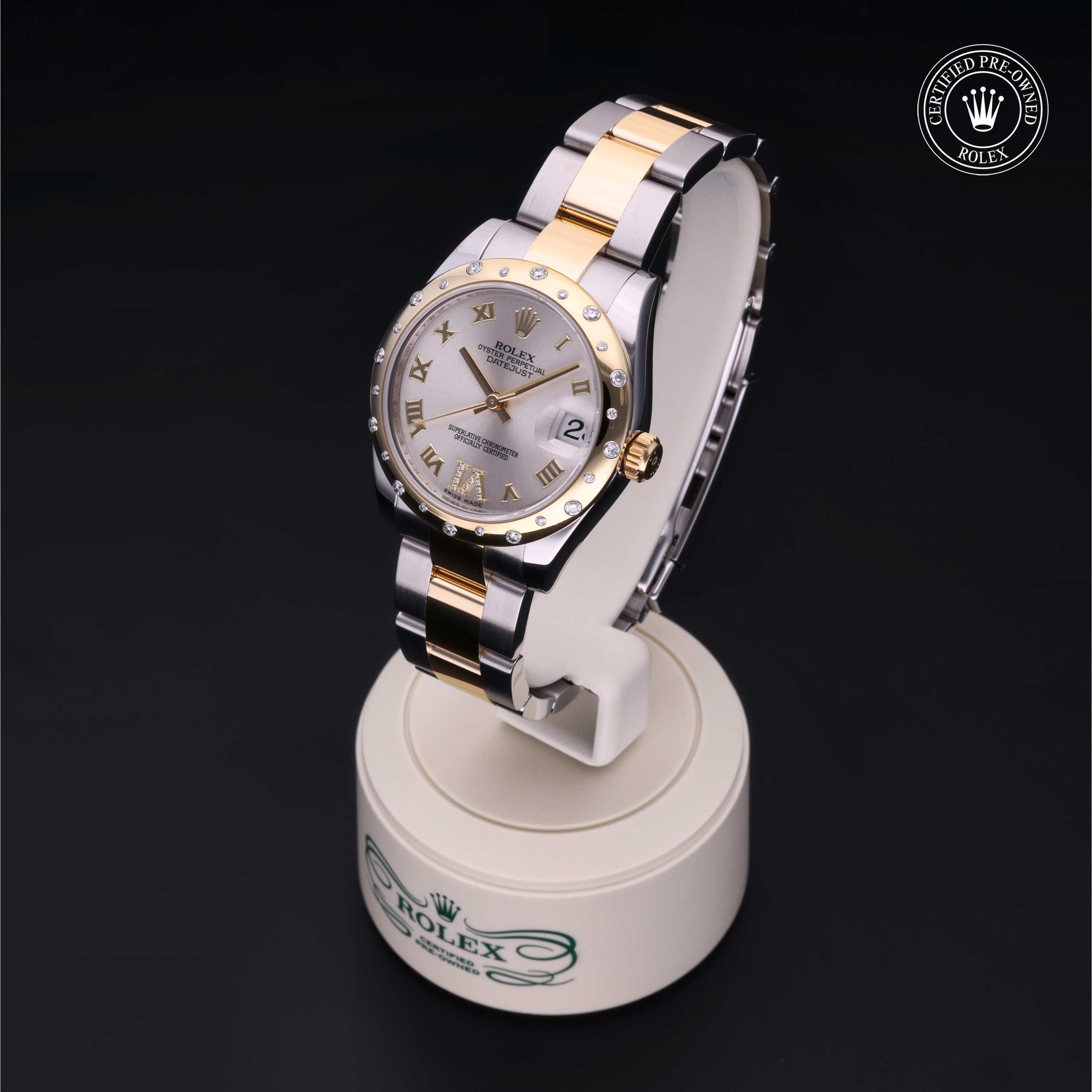 Datejust 31 勞力士中古錶認證 2012, 31毫米, 18K黃金鋼
型號: 178343