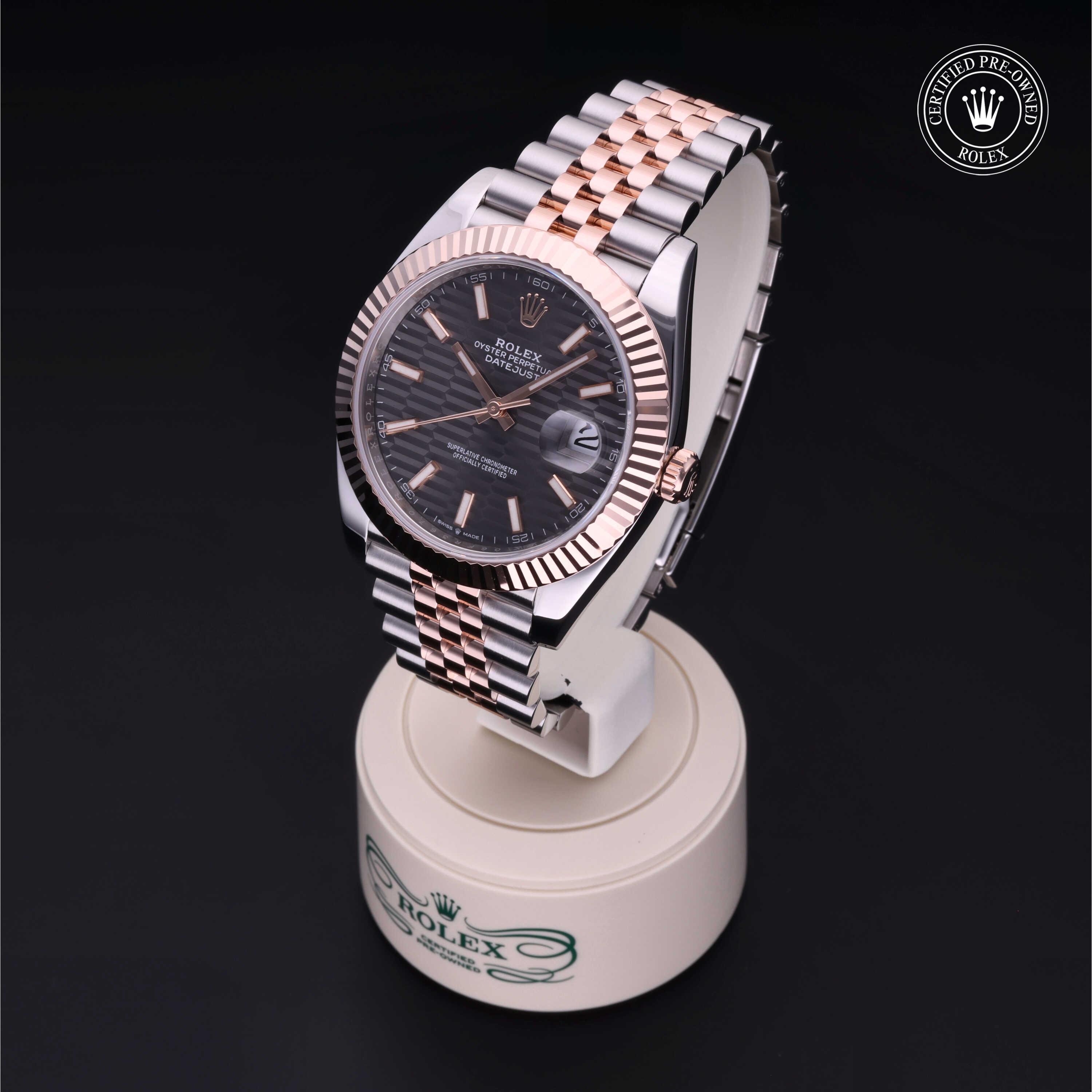 Datejust 41 勞力士中古錶認證 2022, 41毫米, 18K紅金鋼
型號: 126331