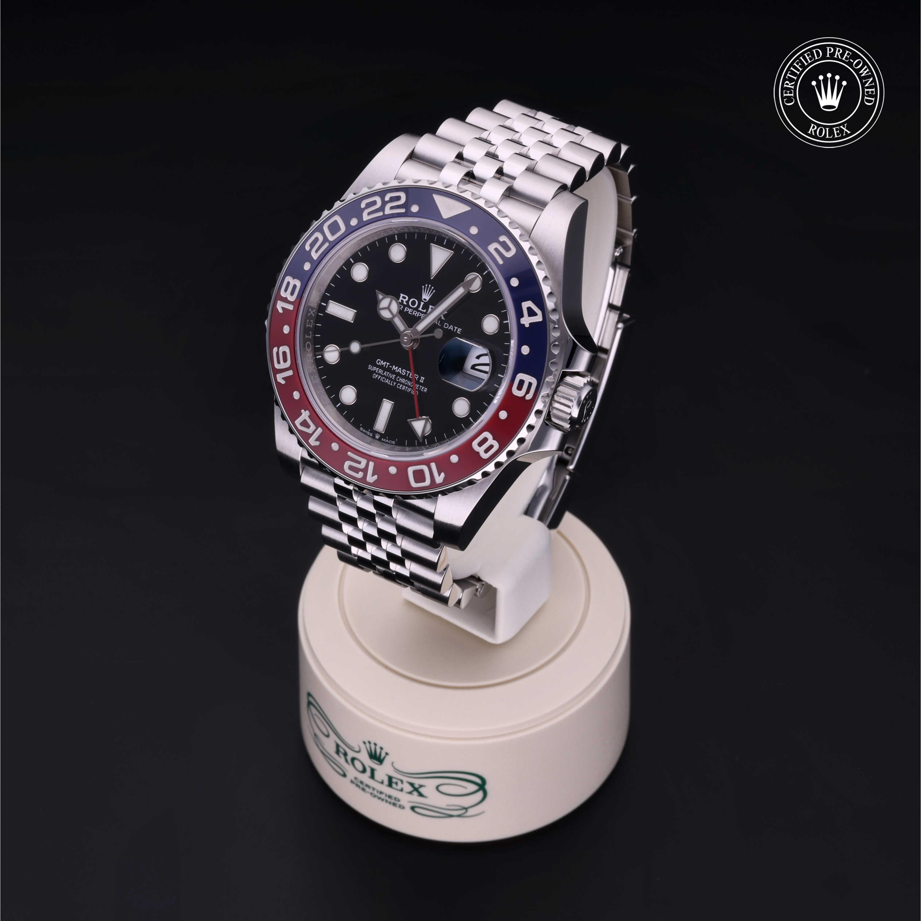 GMT-Master II 勞力士中古錶認證 2021, 40毫米, 鋼
型號: 126710BLRO