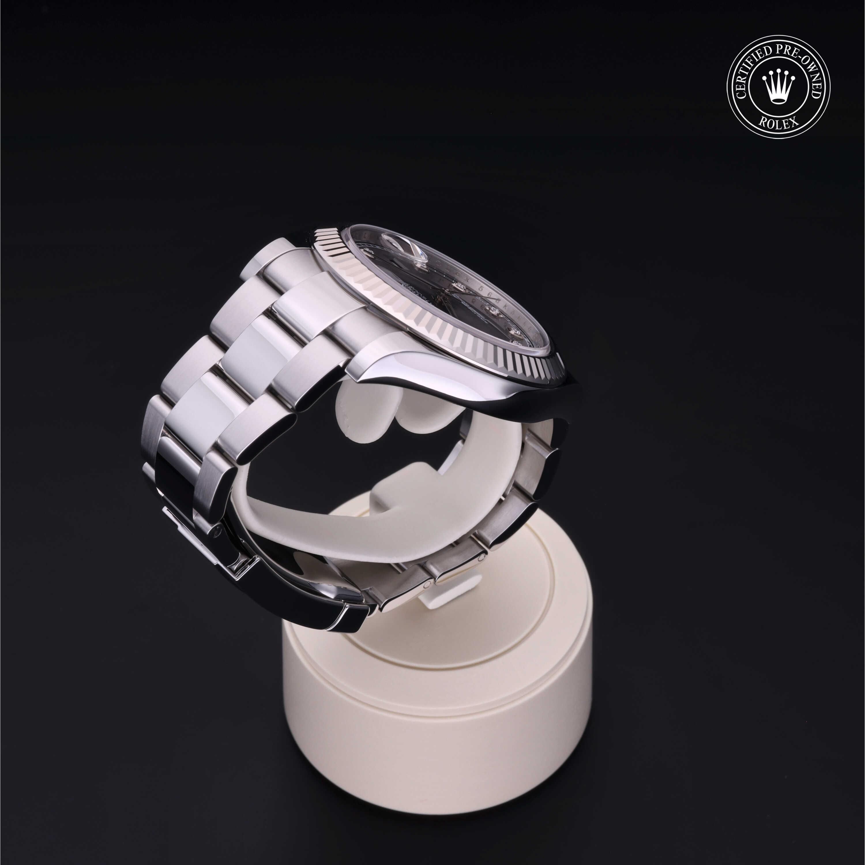 Datejust II 勞力士中古錶認證 2013, 41毫米, 18K白色黃金鋼
型號: 116334