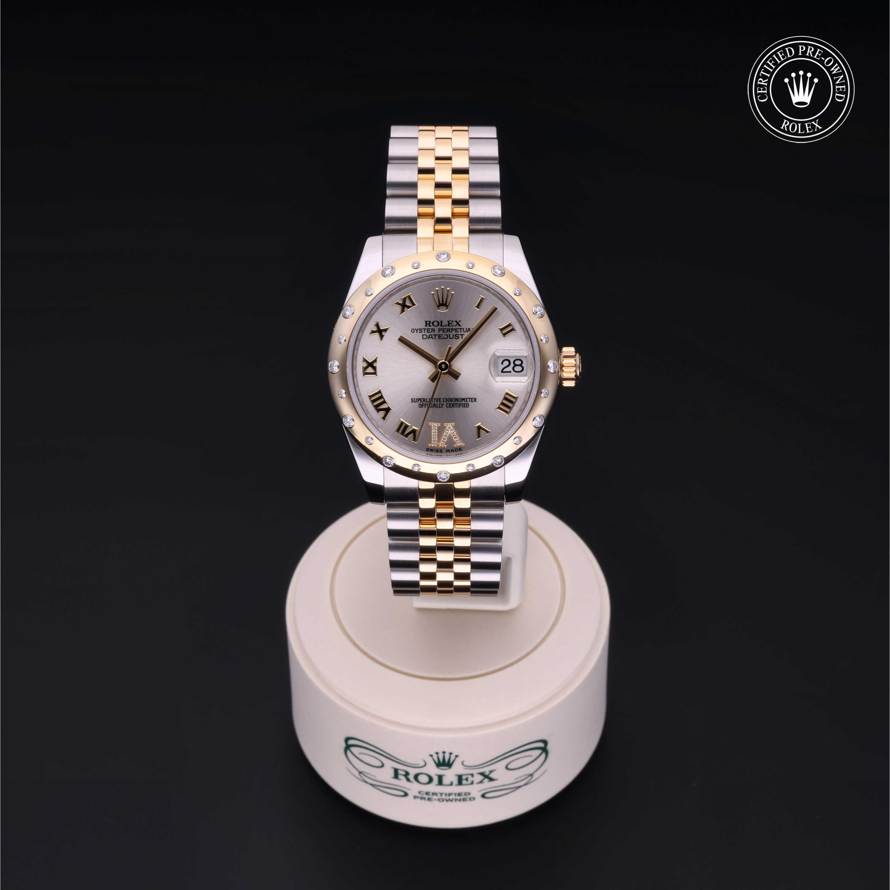 Datejust 31 勞力士中古錶認證 2012, 31毫米, 18K黃金鋼
型號: 178343