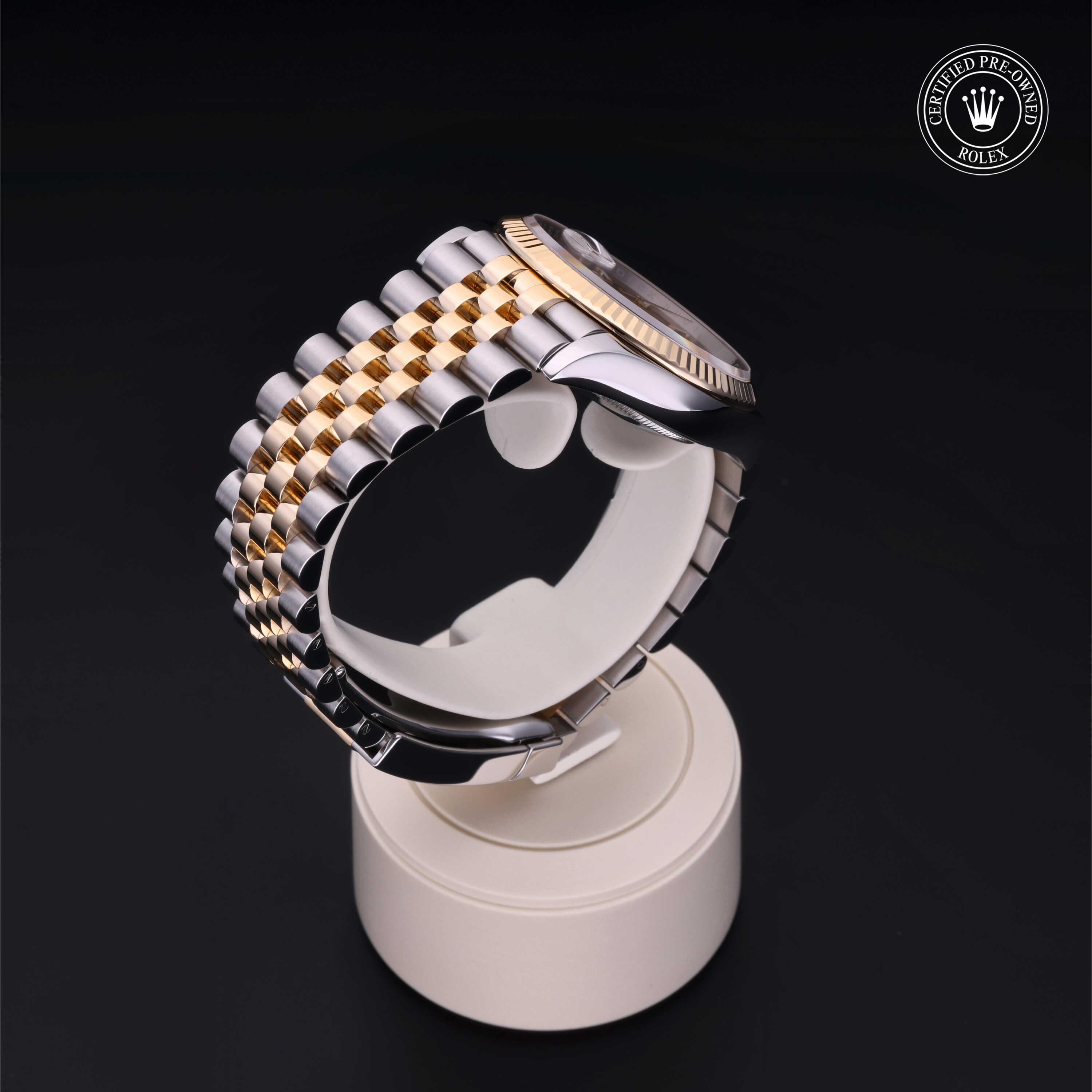 Datejust 36 勞力士中古錶認證 2023, 36毫米, 18K黃金鋼
型號: 126233
