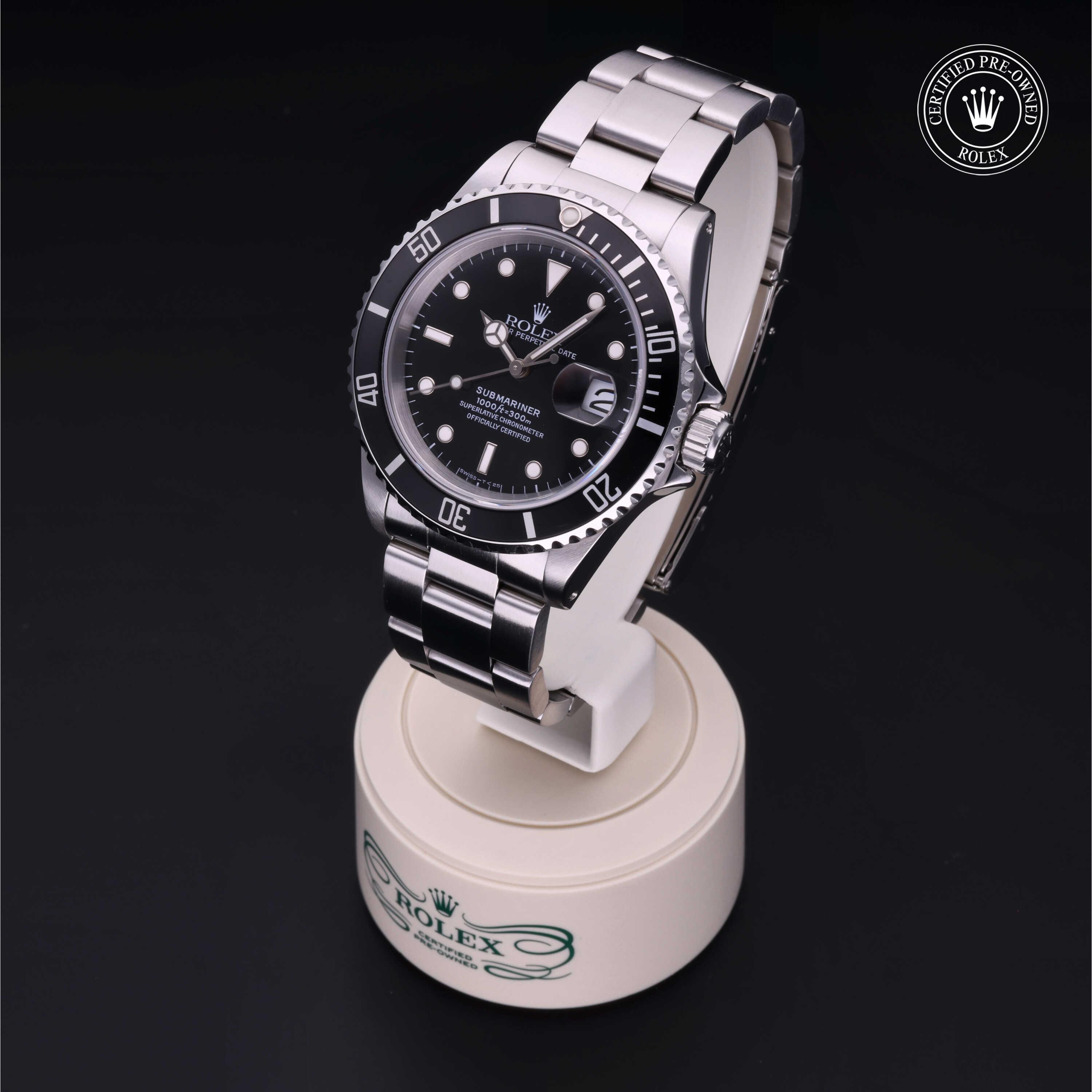 Oyster Perpetual Submariner Date 勞力士中古錶認證 1997, 40毫米, 鋼
型號: 16610