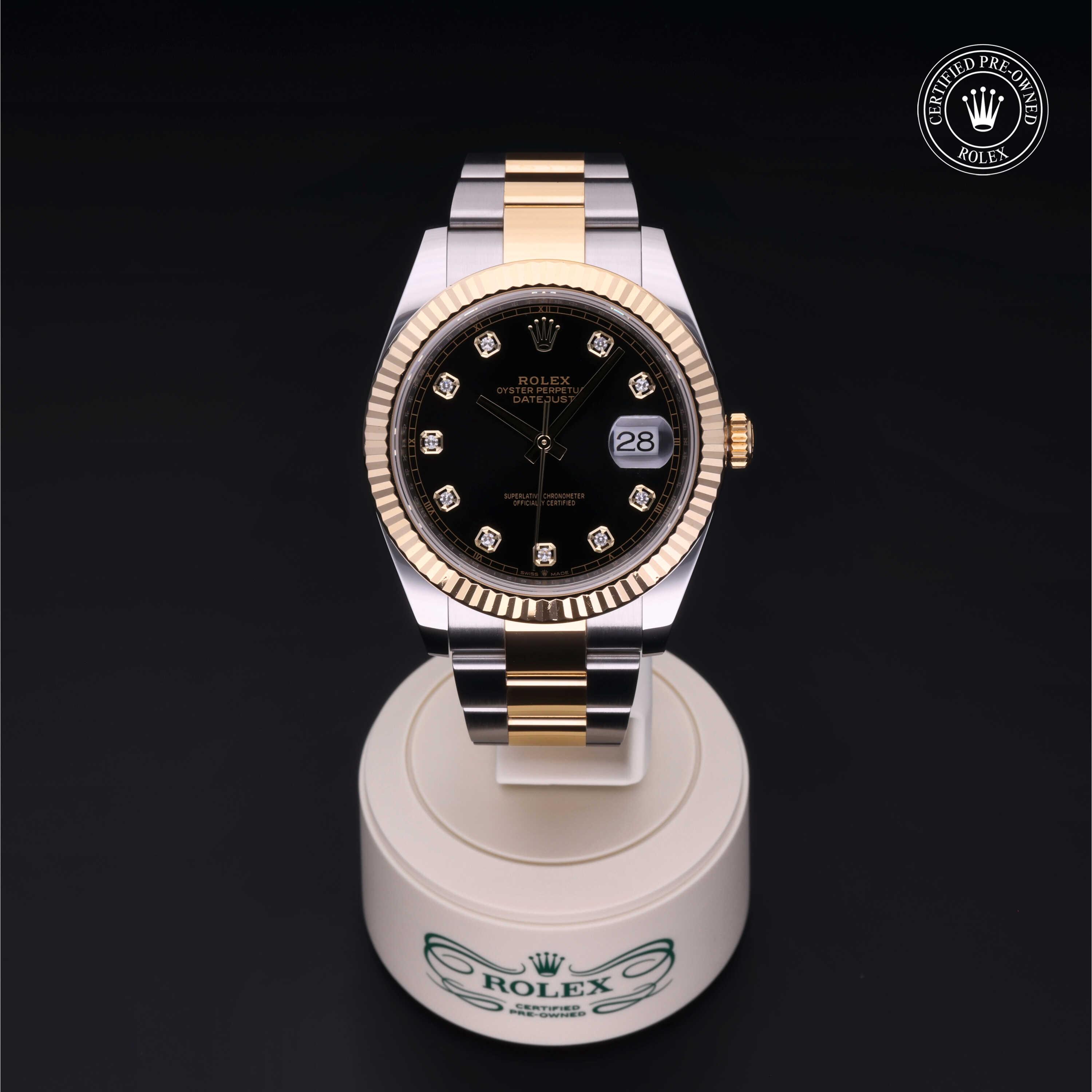 Datejust 41 勞力士中古錶認證 2019, 41毫米, 18K黃金鋼
型號: 126333