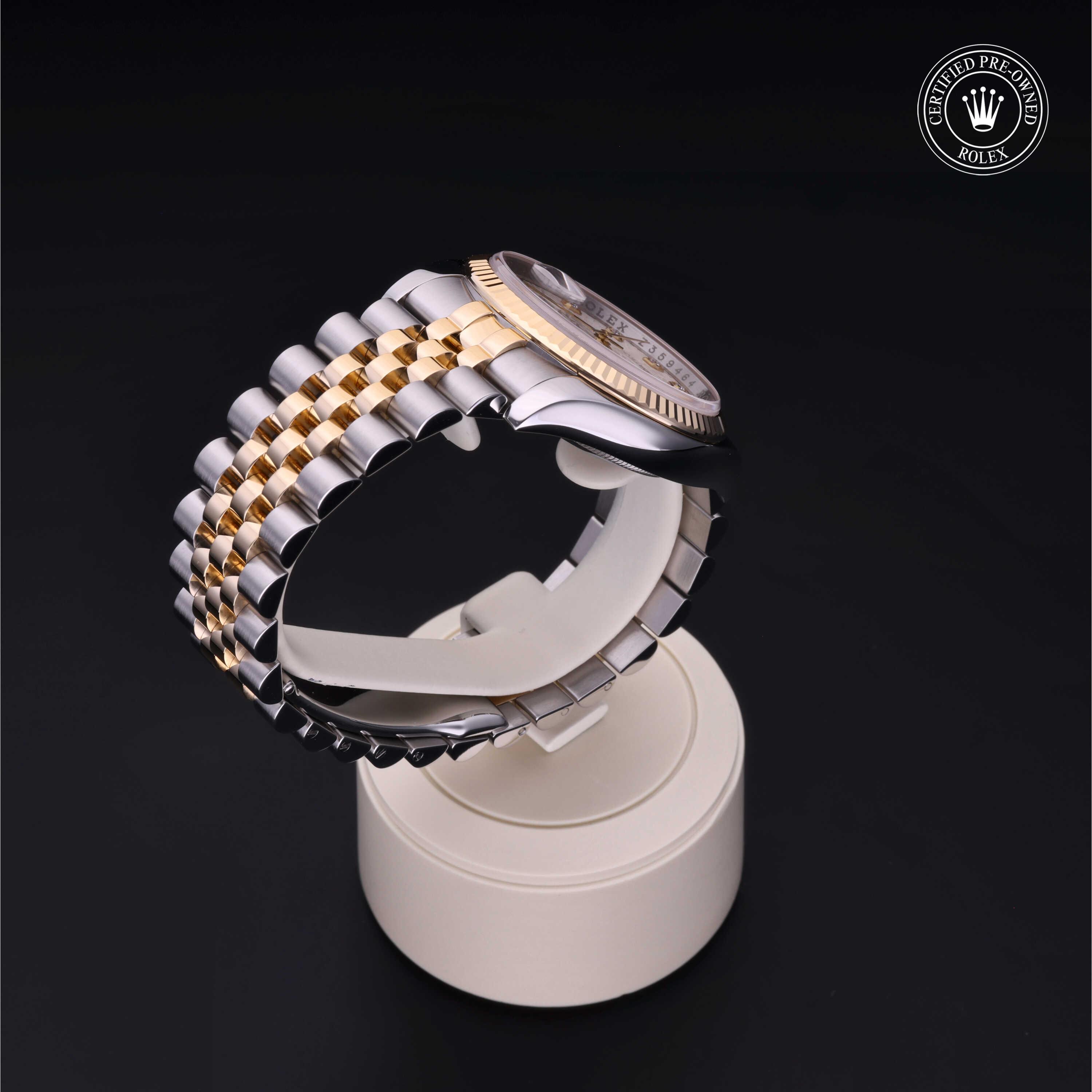 Datejust 36 勞力士中古錶認證 2011, 36毫米, 18K黃金鋼
型號: 116233
