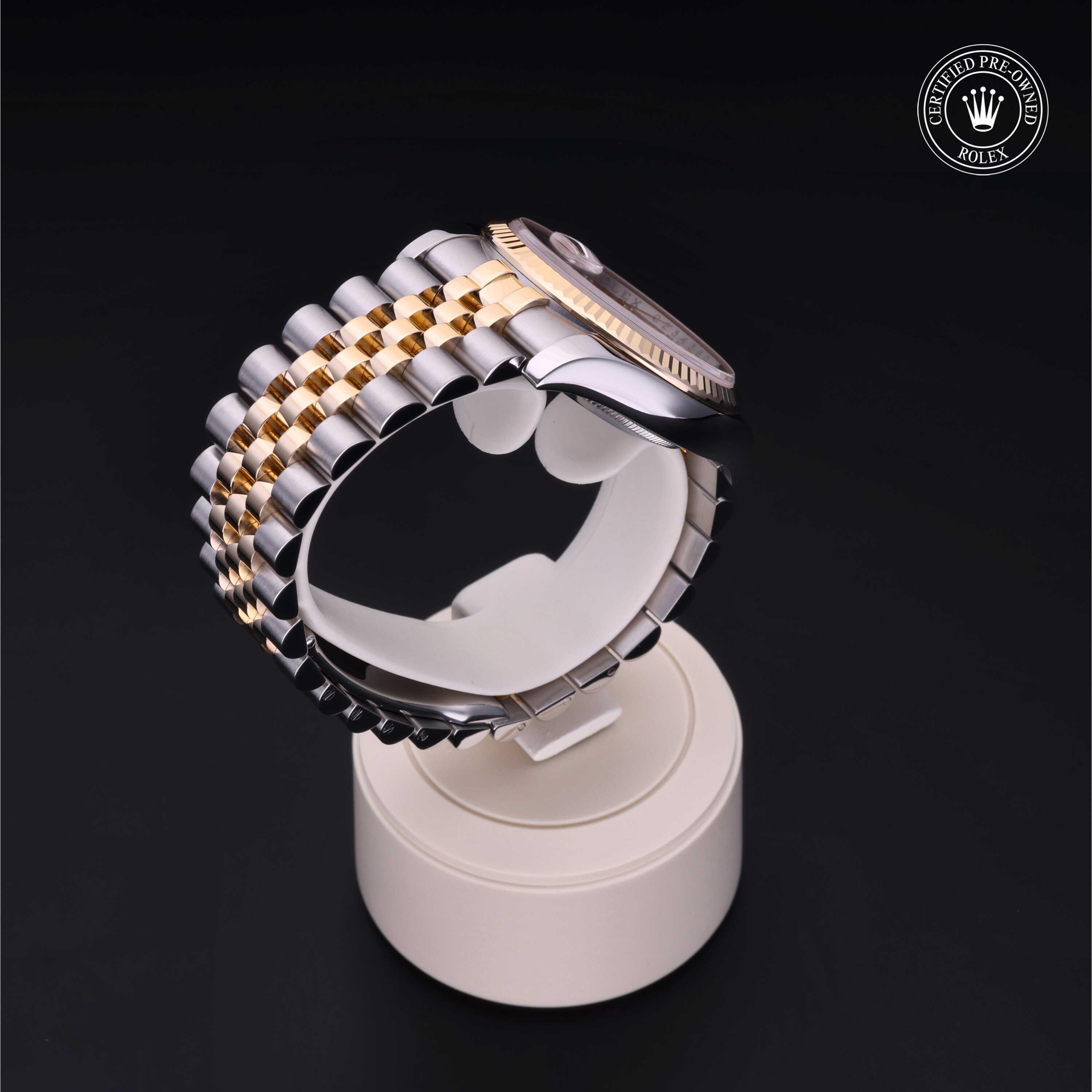 Datejust 36 勞力士中古錶認證 2011, 36毫米, 18K黃金鋼
型號: 116233