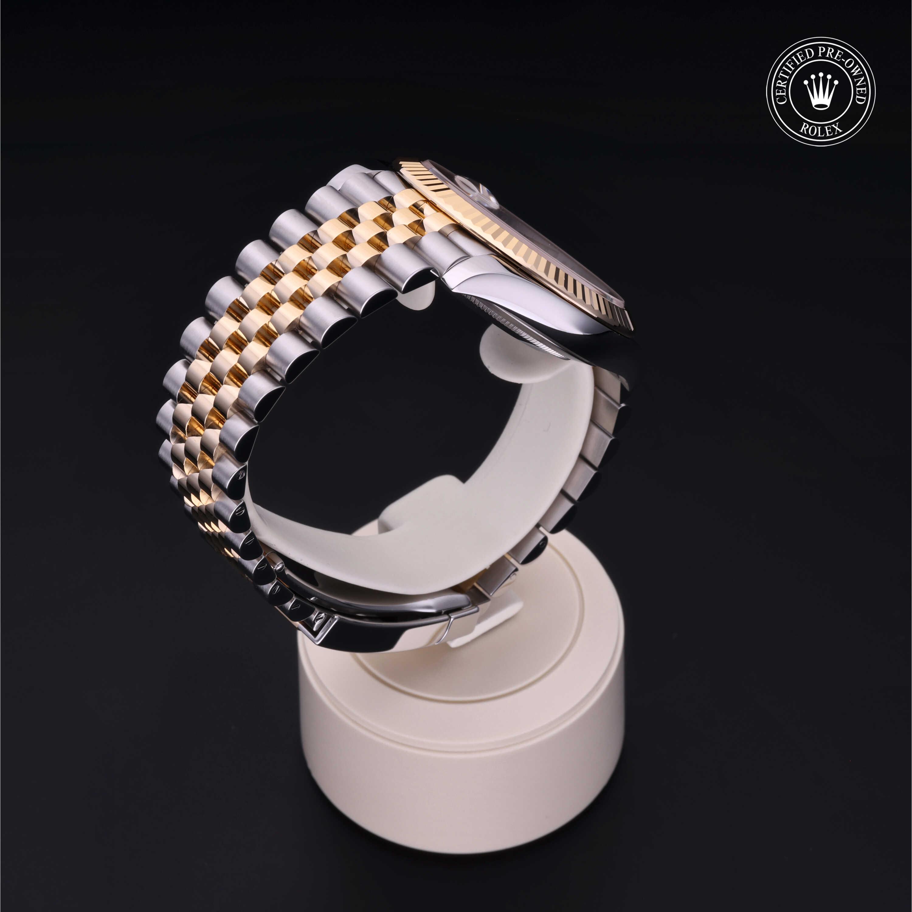 Datejust 41 勞力士中古錶認證 2019, 41毫米, 18K黃金鋼
型號: 126333