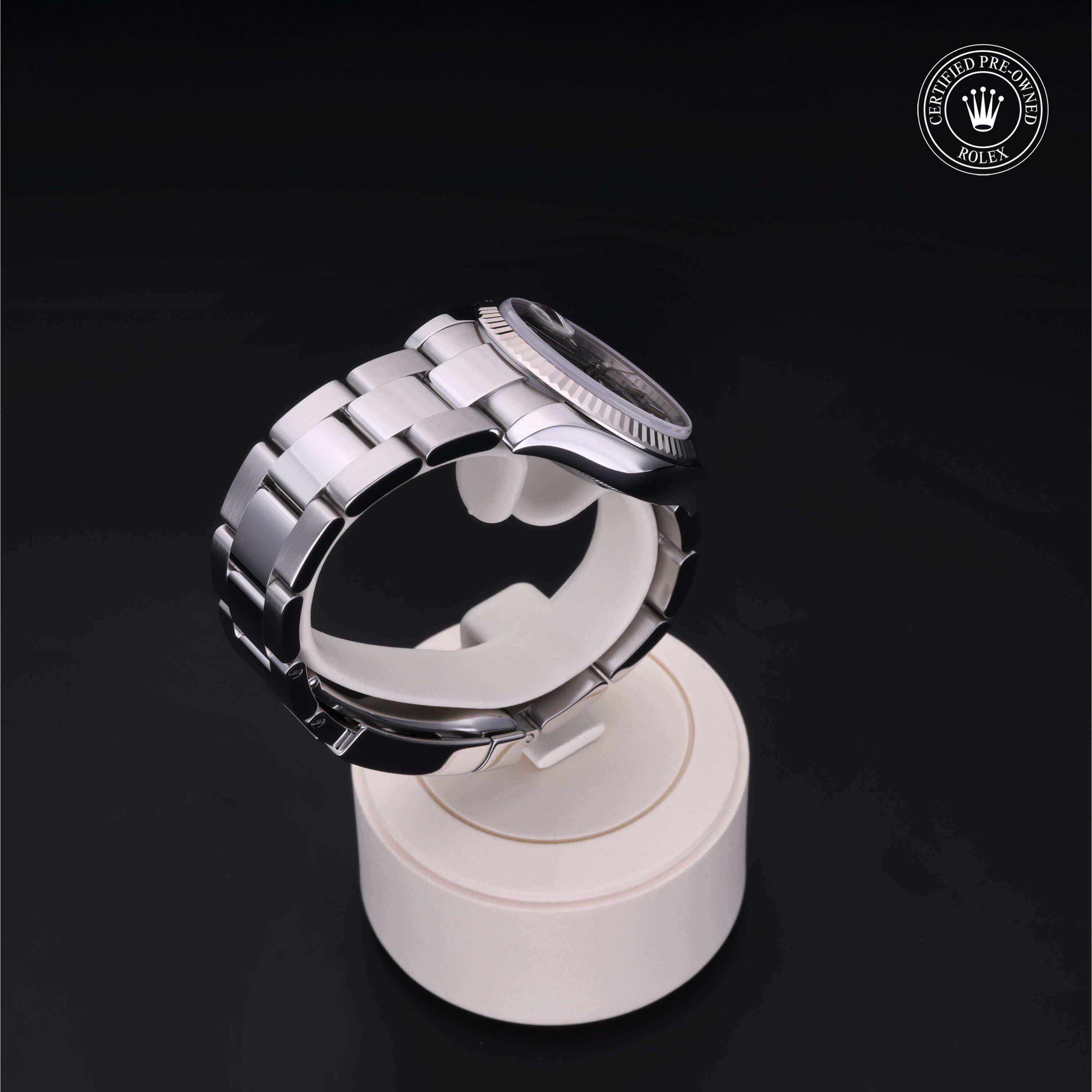 Datejust 31 勞力士中古錶認證 2012, 31毫米, 18K白色黃金鋼
型號: 178274