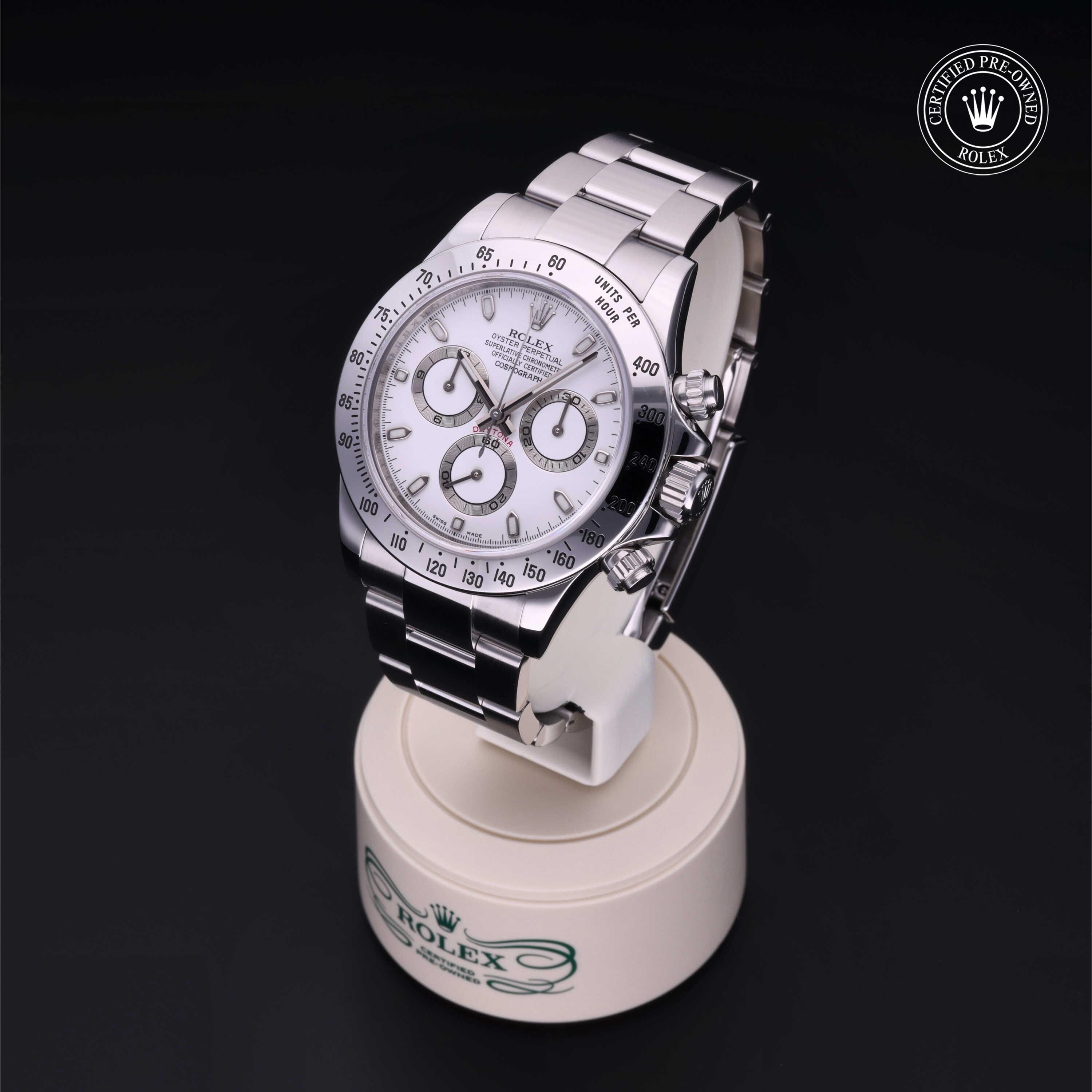 Cosmograph Daytona 勞力士中古錶認證 2011, 40毫米, 鋼
型號: 116520