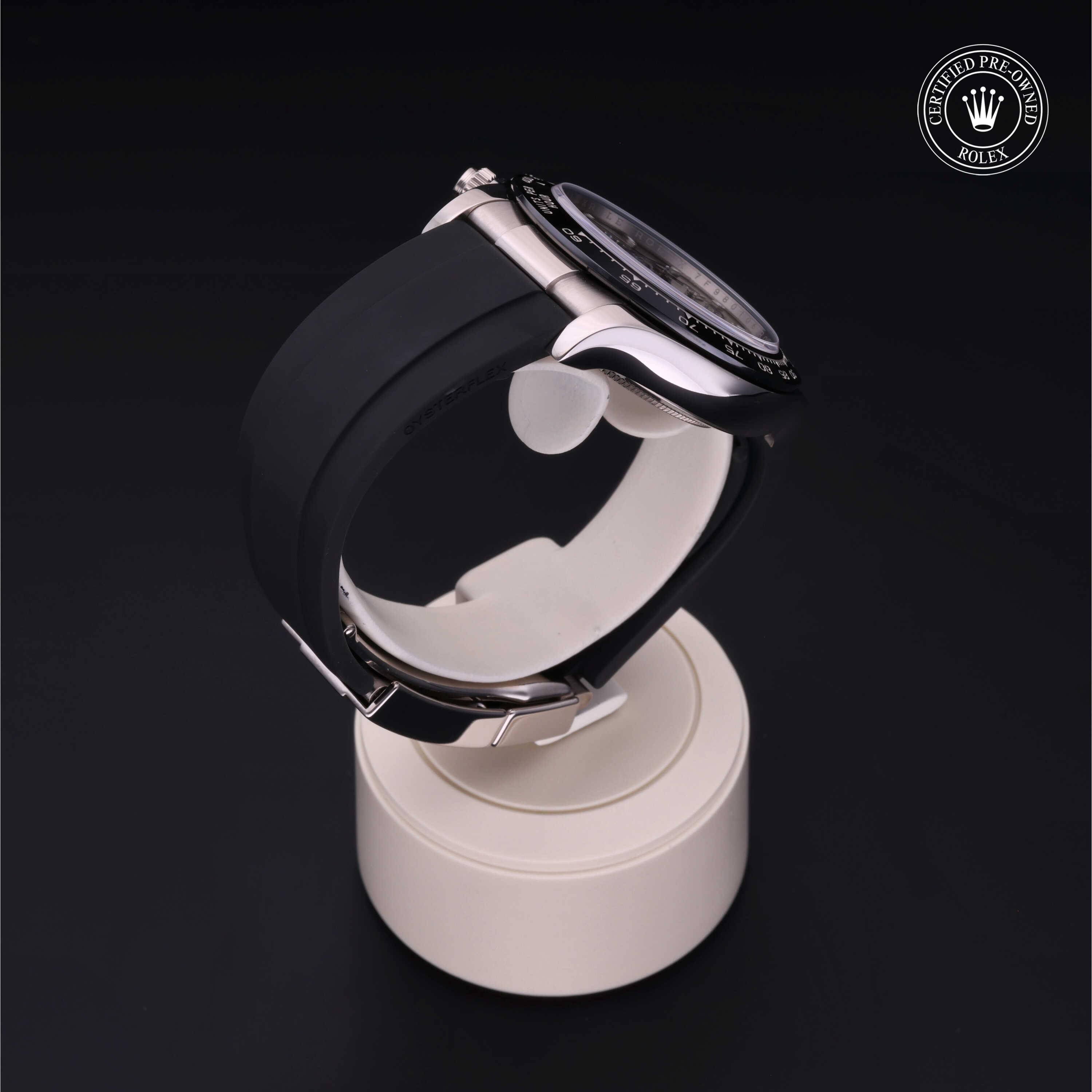 Cosmograph Daytona 勞力士中古錶認證 2019, 40毫米, 18K白色黃金
型號: 116519LN