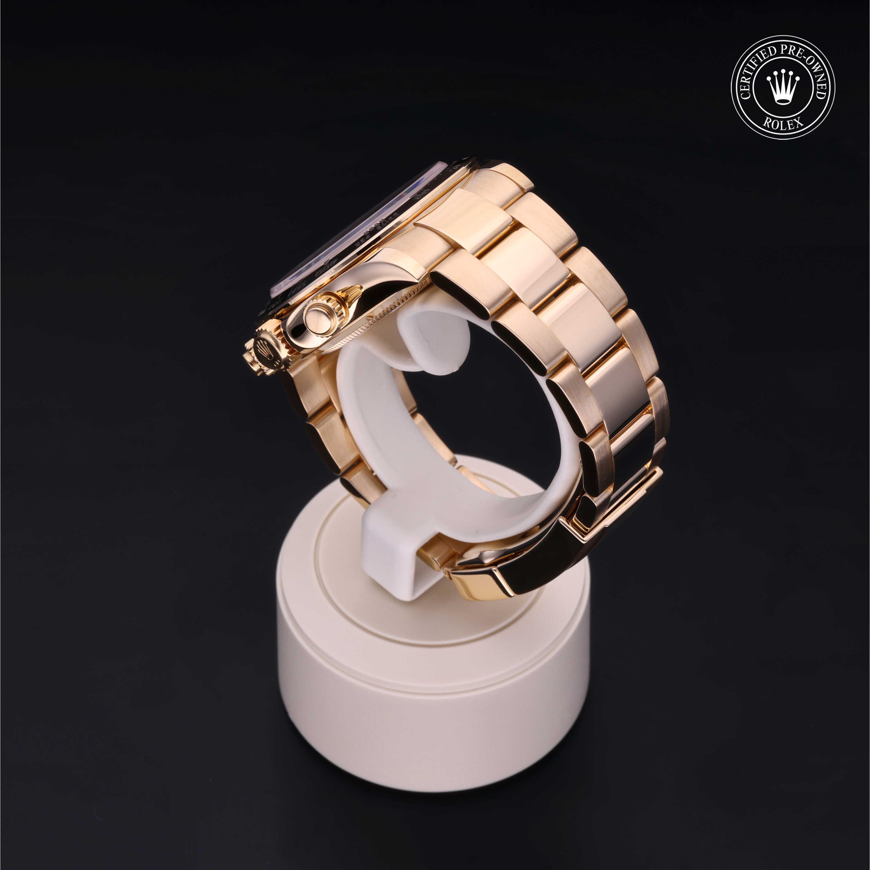 Cosmograph Daytona Rolex Certified Pre-Owned 2017, 40 mm, Gold 18 Carat Yellow
Reference: 116508