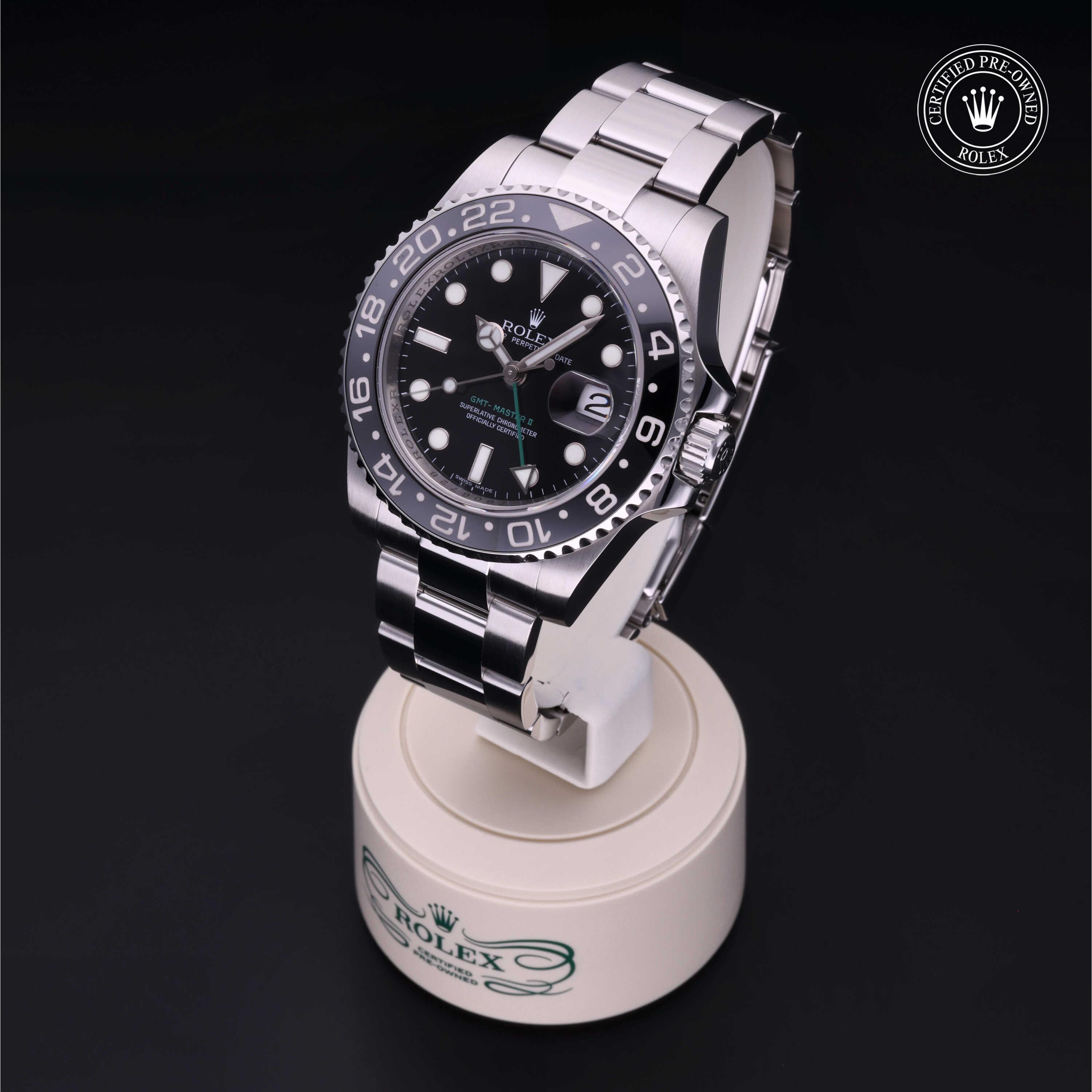 GMT-Master II Rolex Certified Pre-Owned 2007, 40 mm, Steel
Reference: 116710LN