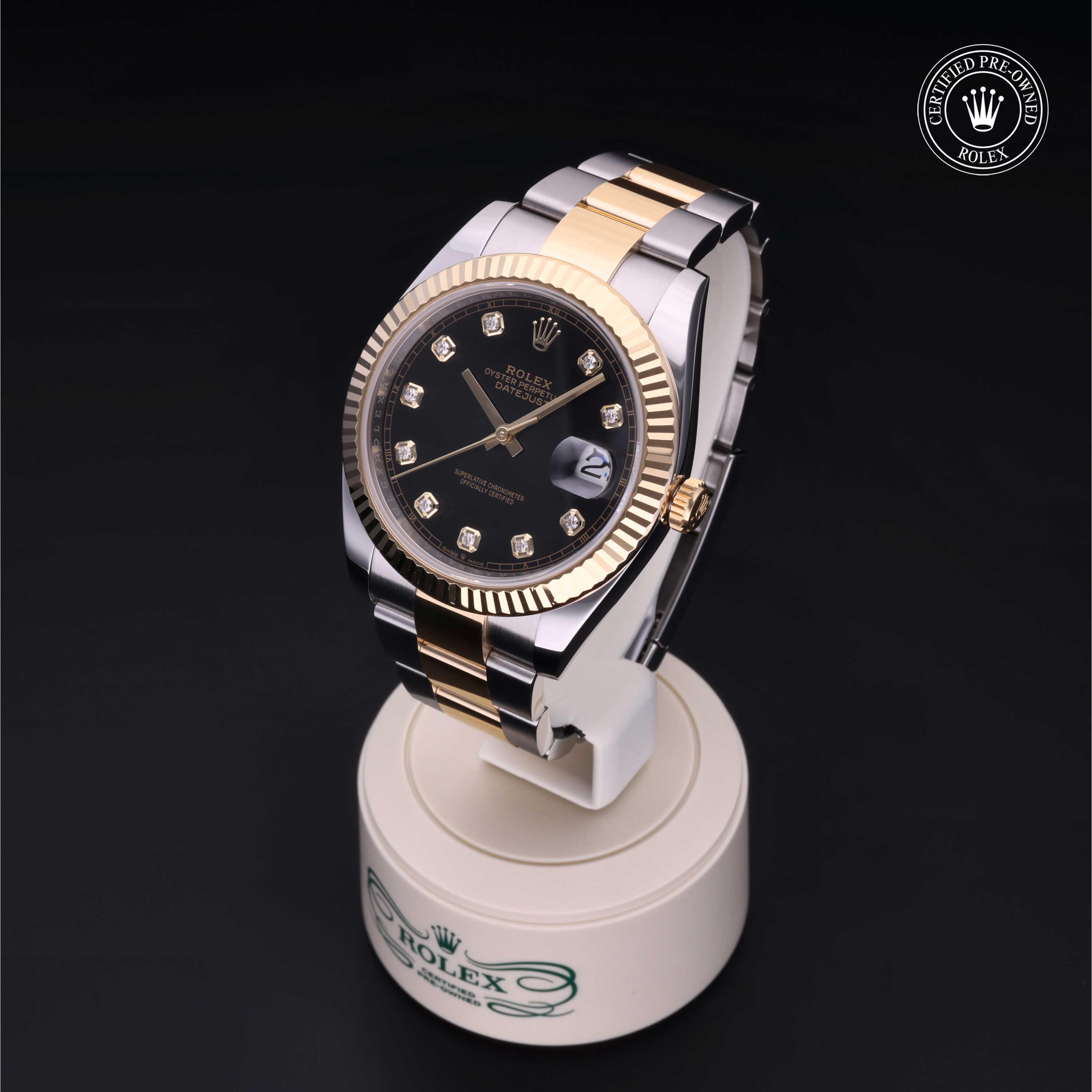 Datejust 41 勞力士中古錶認證 2019, 41毫米, 18K黃金鋼
型號: 126333