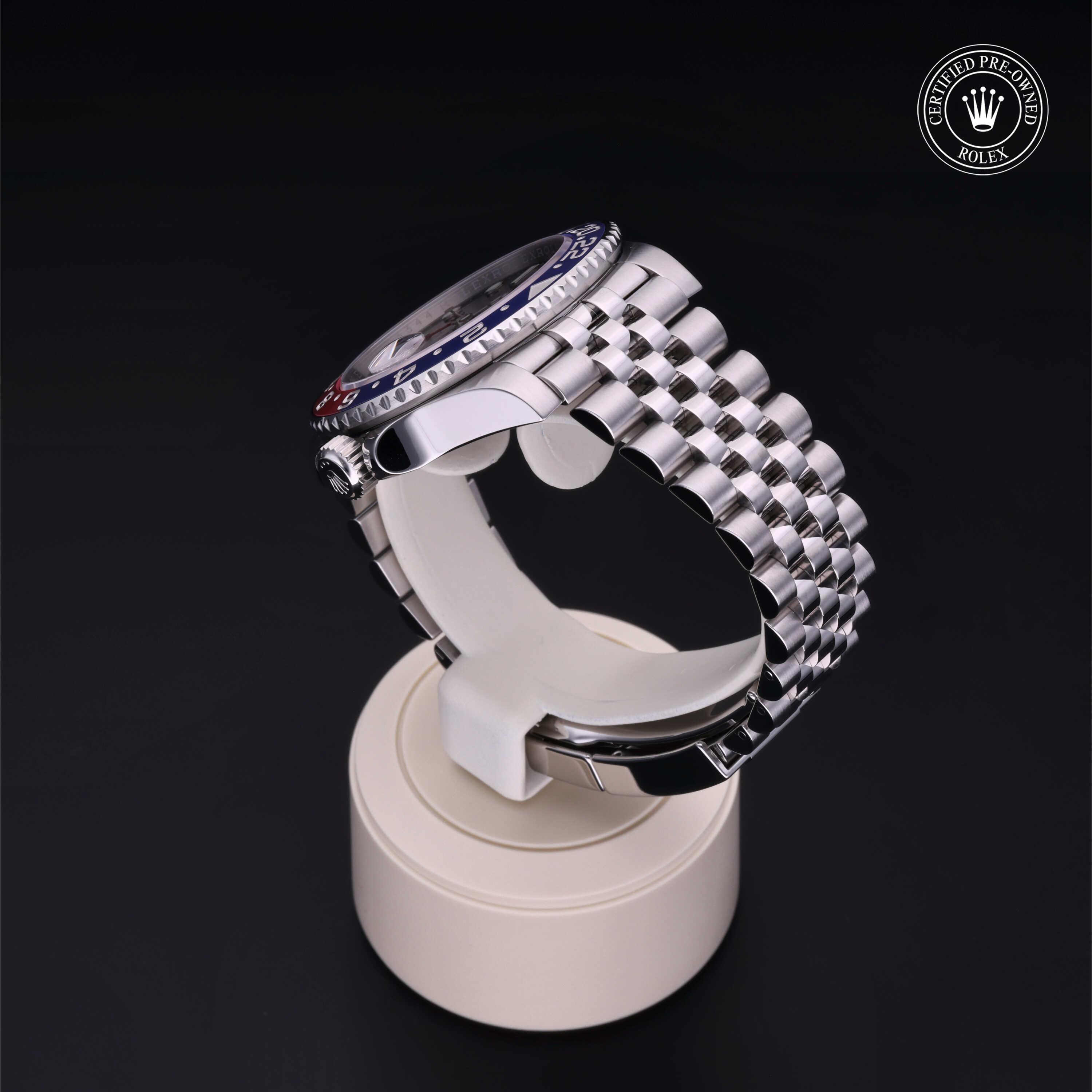 GMT-Master II 勞力士中古錶認證 2018, 40毫米, 鋼
型號: 126710BLRO