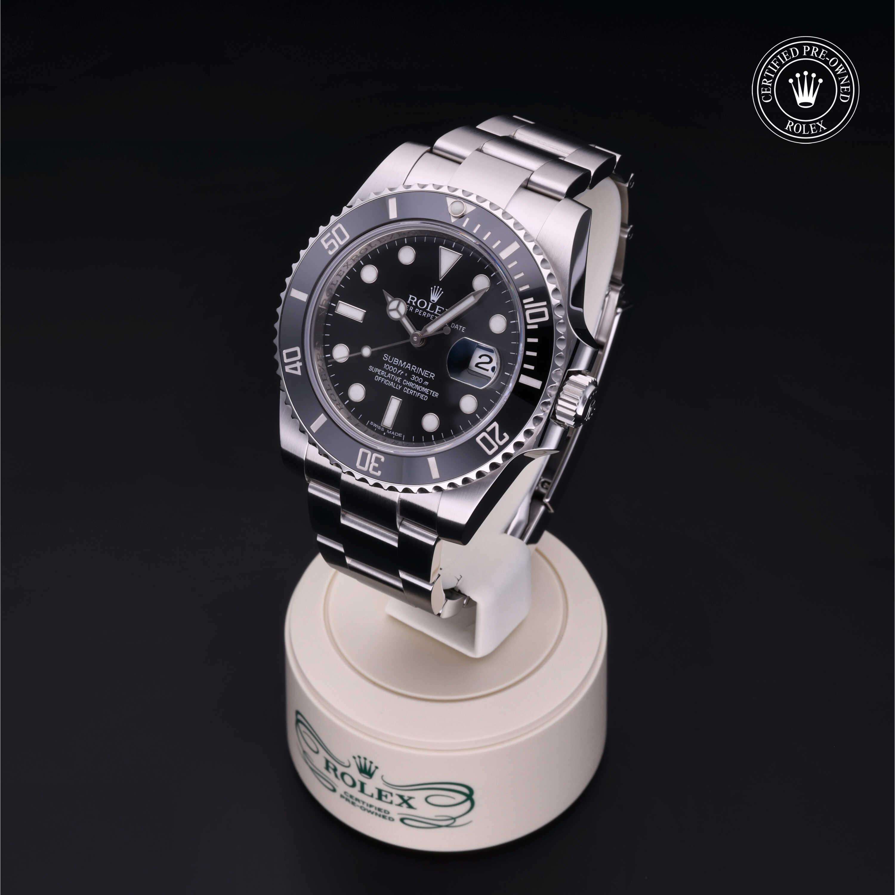 Submariner Date 勞力士中古錶認證 2013, 40毫米, 鋼
型號: 116610LN