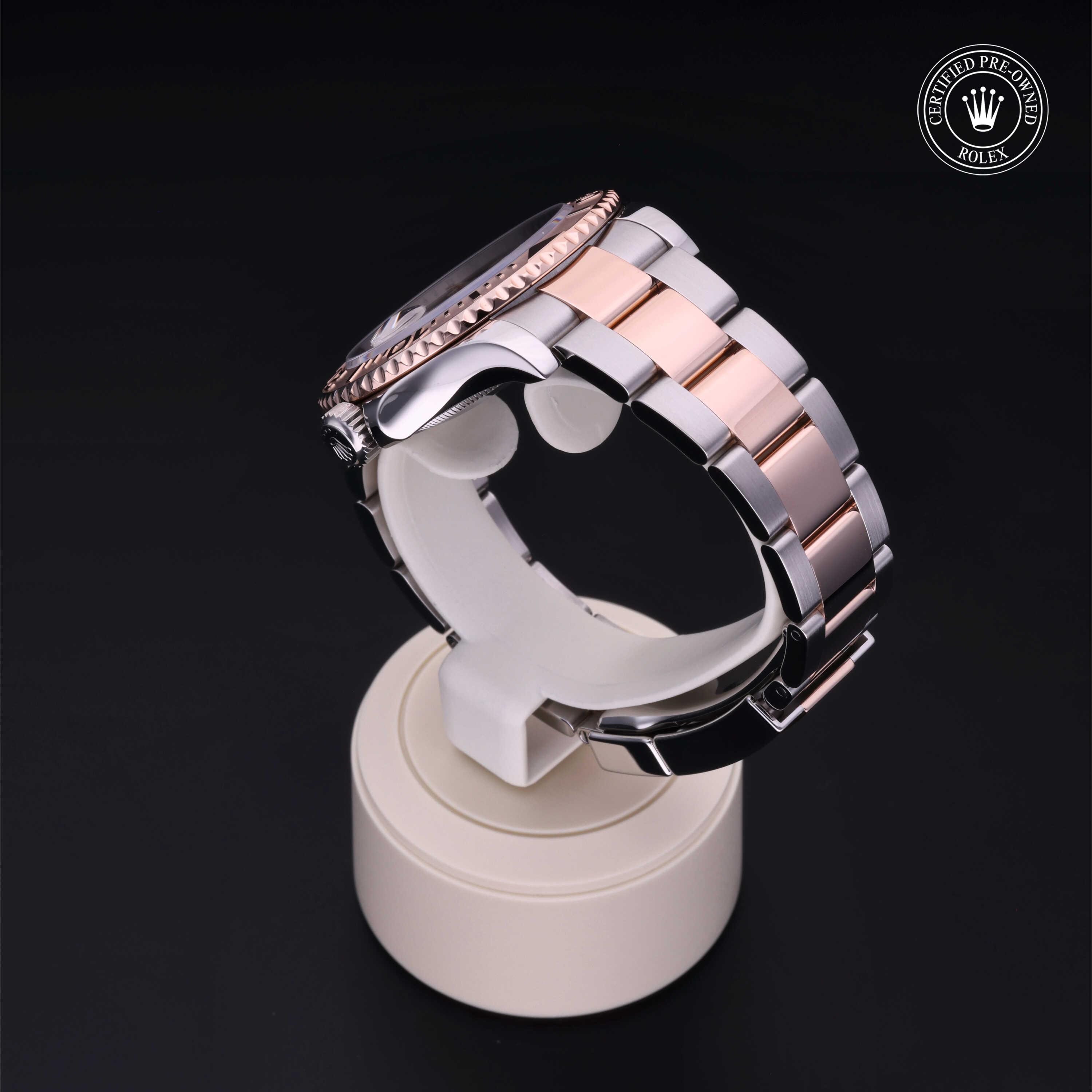 Yacht-Master 40 勞力士中古錶認證 2018, 40毫米, 18K紅金鋼
型號: 116621