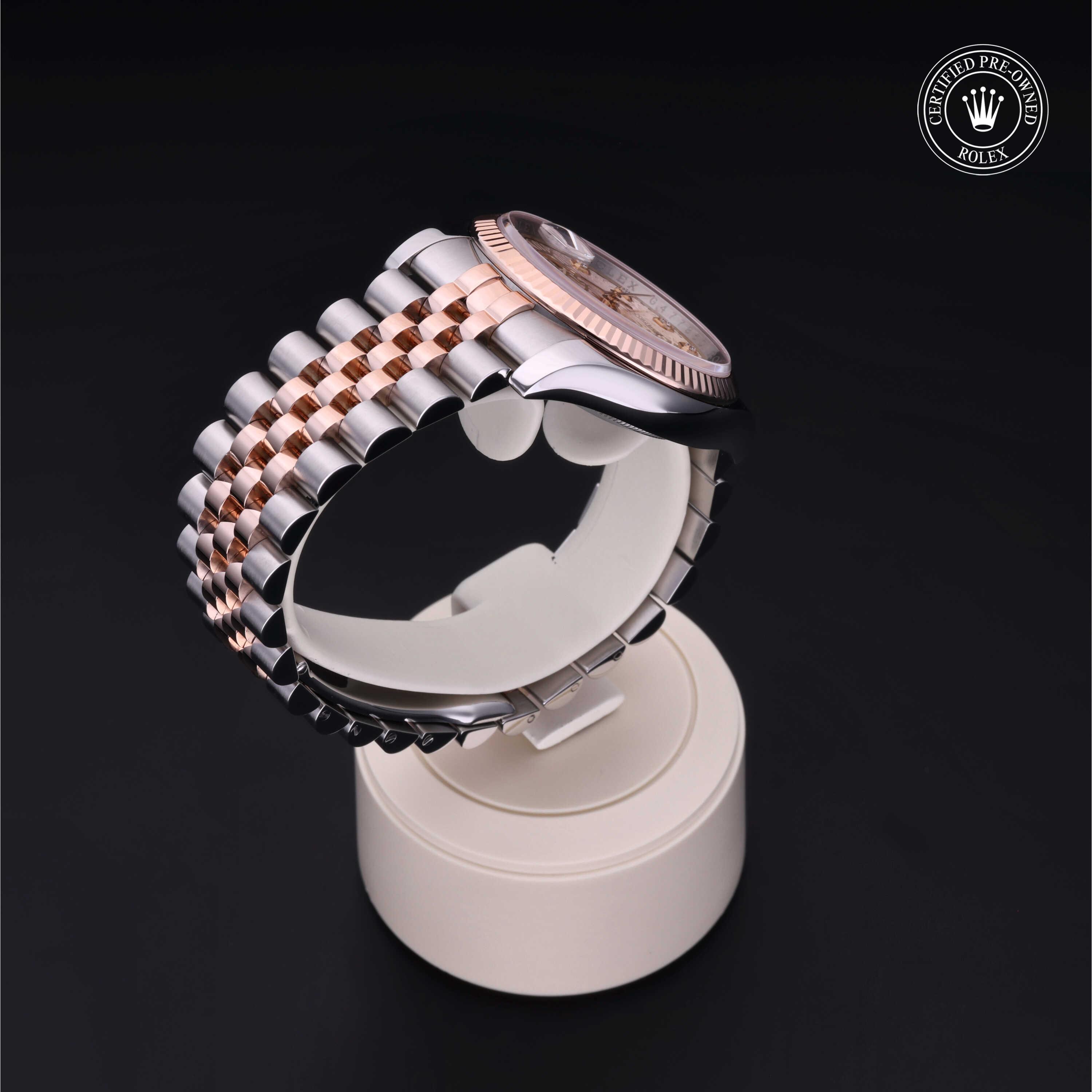 Datejust 36 勞力士中古錶認證 2011, 36毫米, 18K紅金鋼
型號: 116231