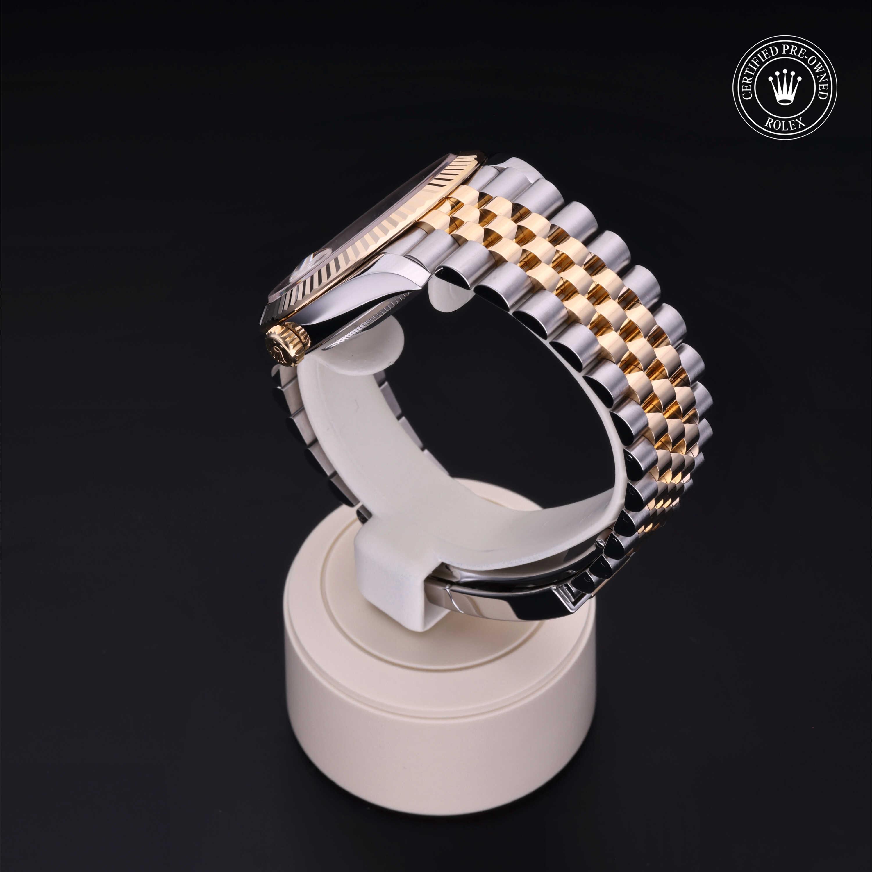 Datejust 41 勞力士中古錶認證 2019, 41毫米, 18K黃金鋼
型號: 126333