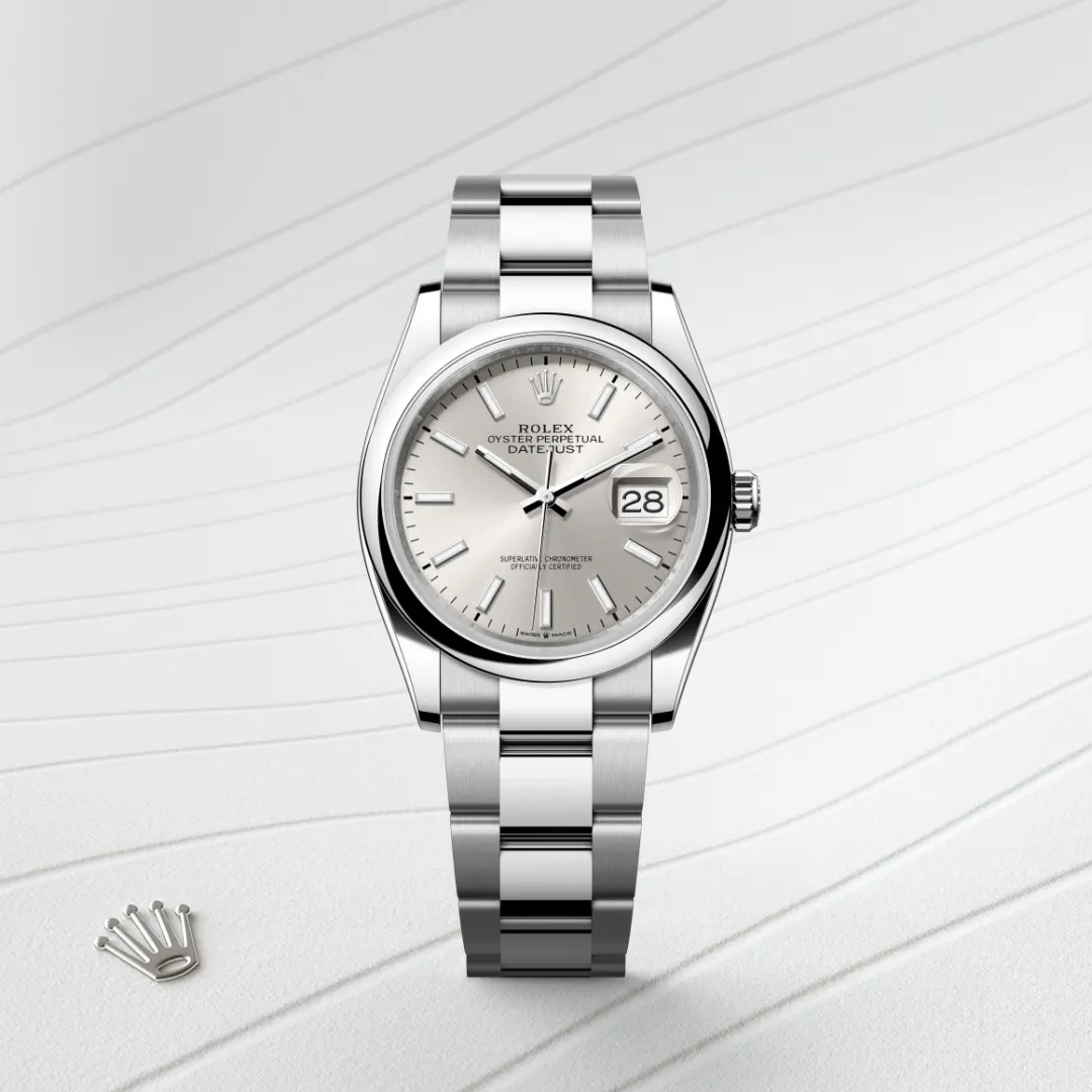 Rolex Datejust 36 Oyster, 36 mm, Oystersteel