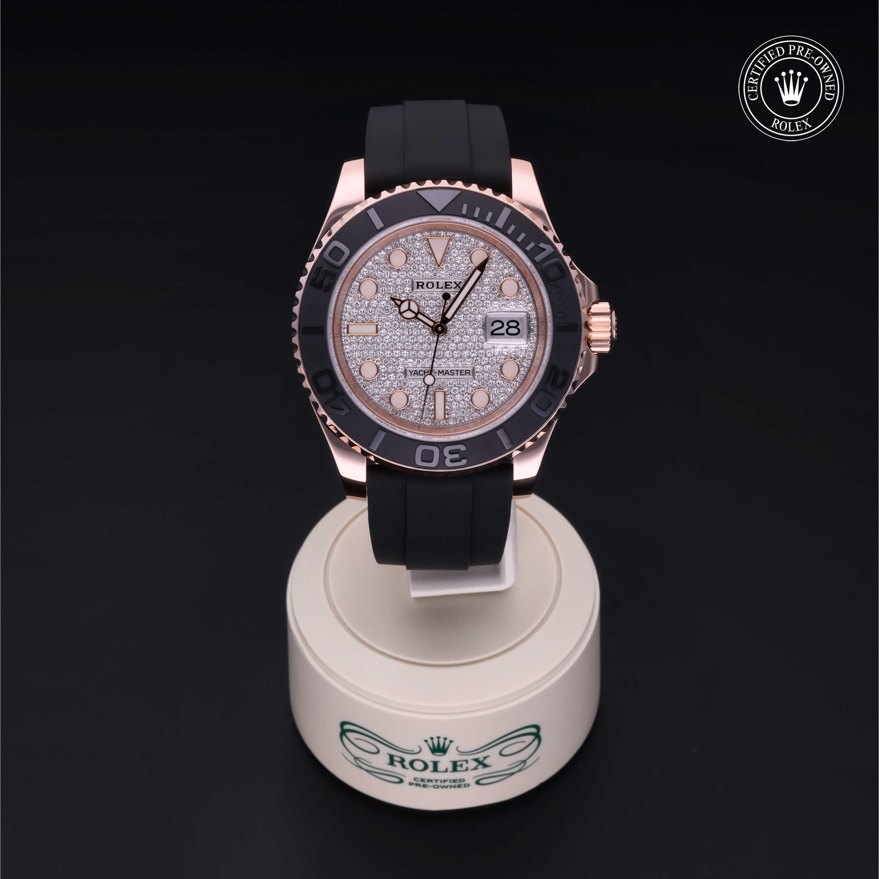 Yacht-Master 40 勞力士中古錶認證 2019, 40毫米, 18K紅金
型號: 116655
