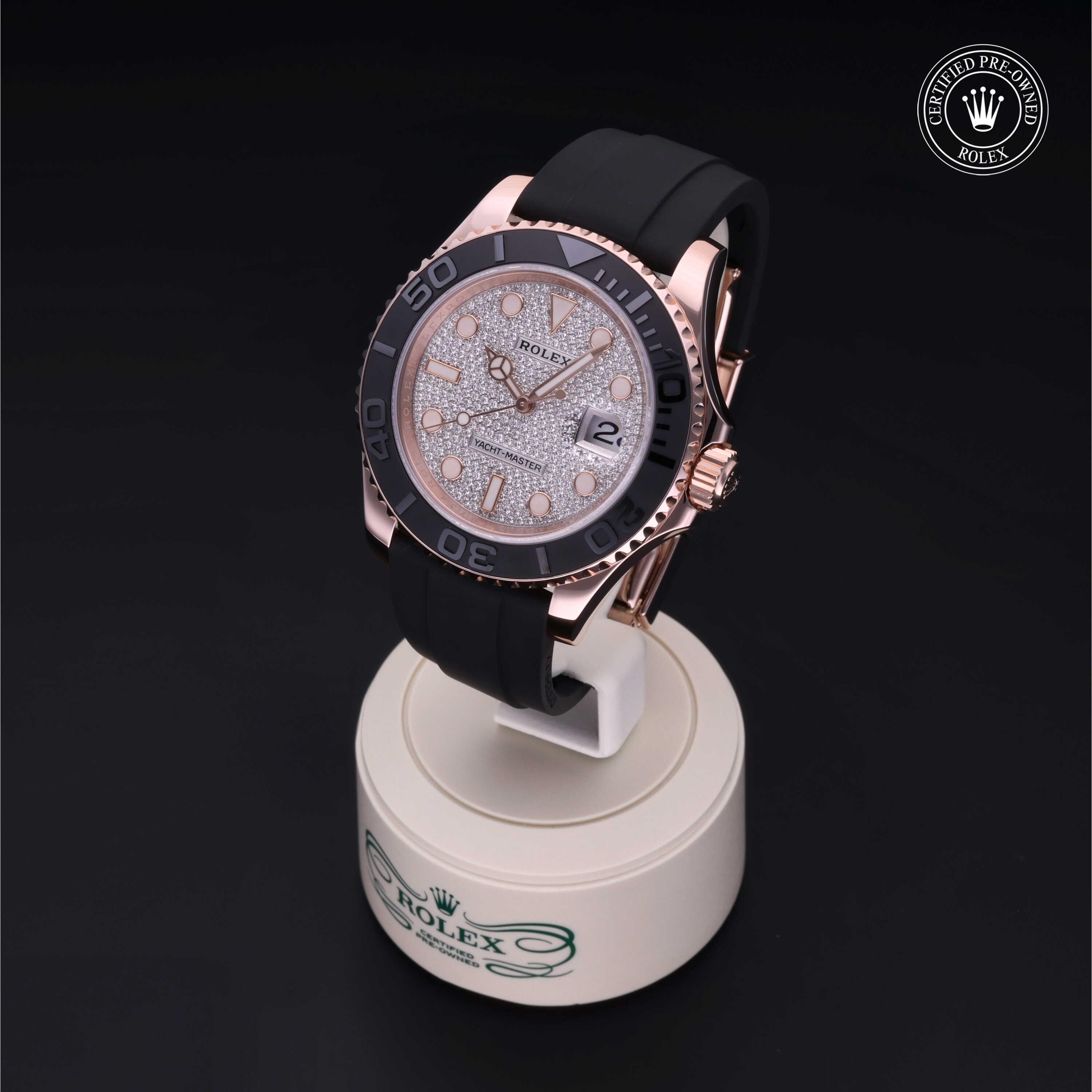 Yacht-Master 40 勞力士中古錶認證 2019, 40毫米, 18K紅金
型號: 116655