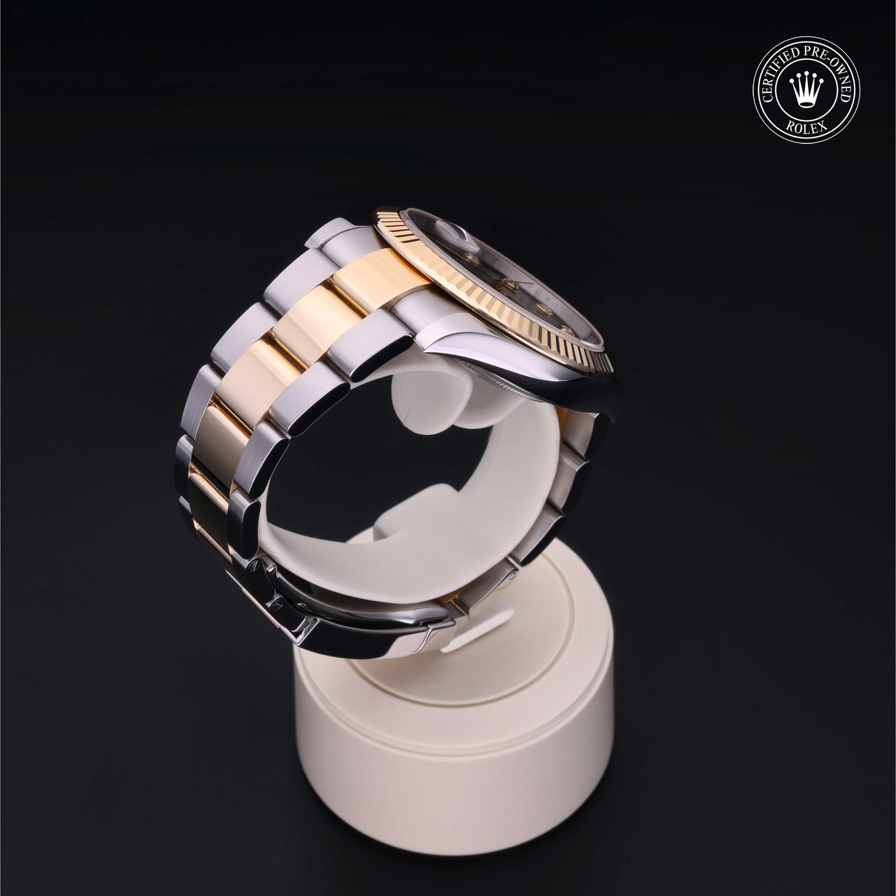 Datejust 41 勞力士中古錶認證 2019, 41毫米, 18K黃金鋼
型號: 126333