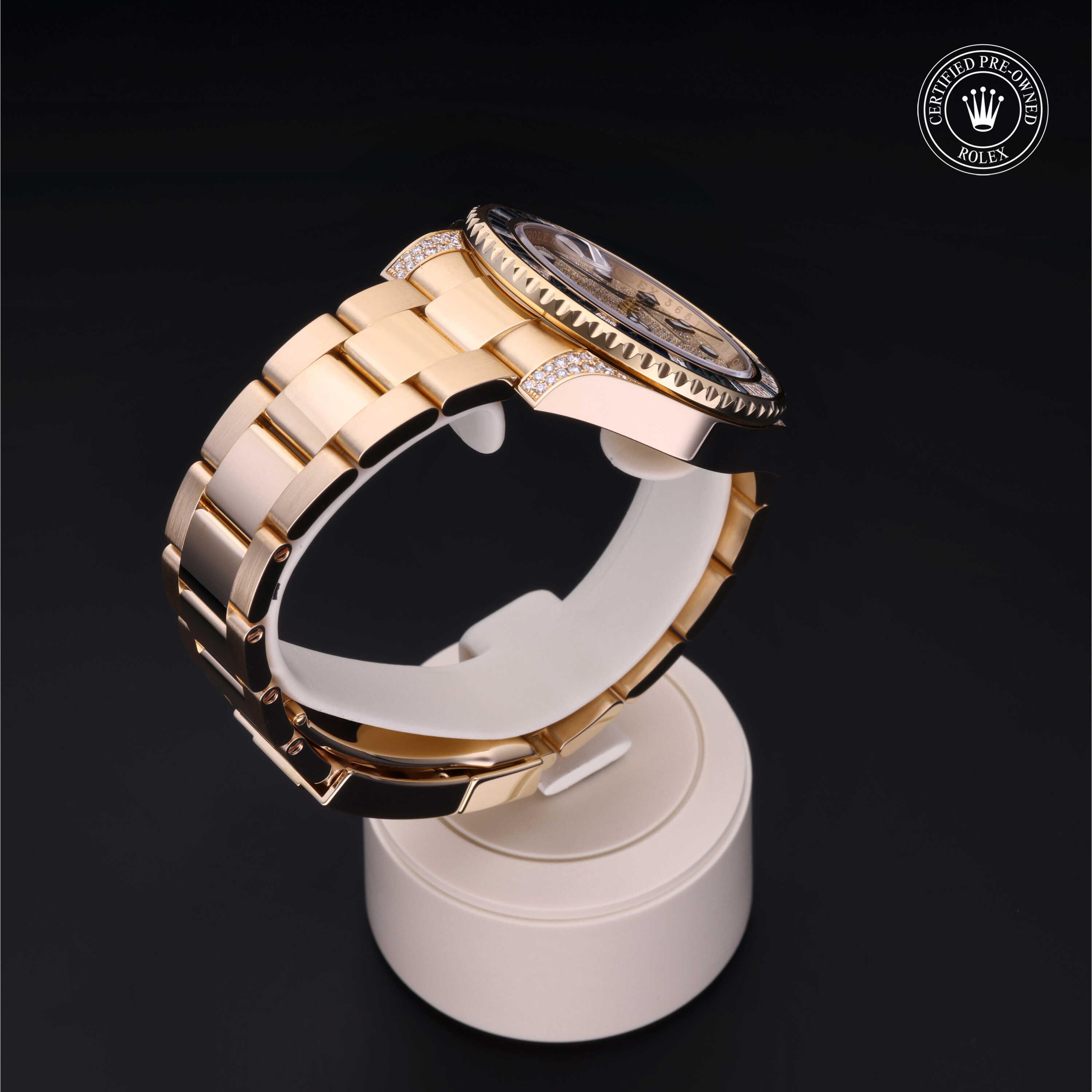 Oyster Perpetual  GMT-Master II 勞力士中古錶認證 2014, 40毫米, 18K黃金
型號: 116758SA