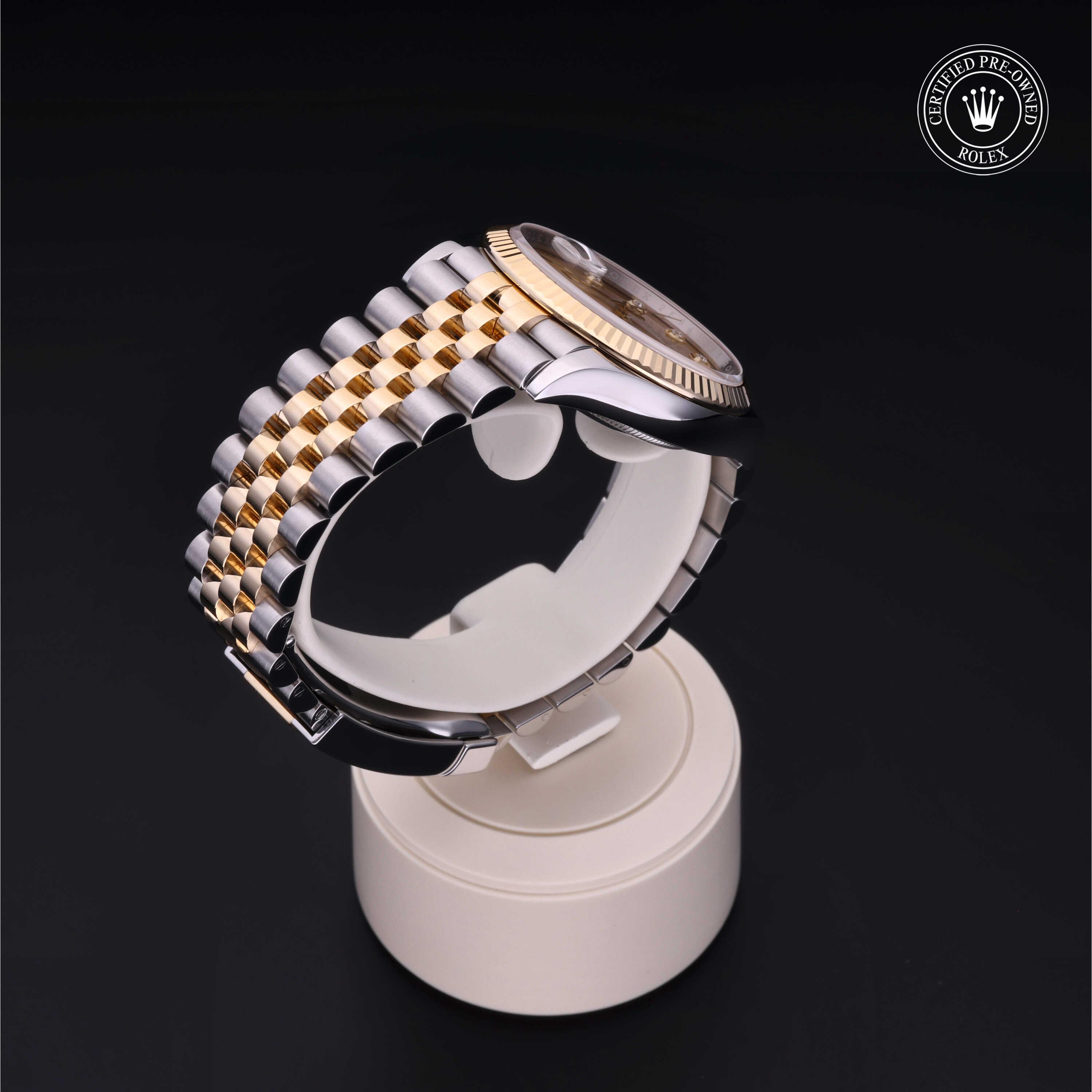 Datejust 36 勞力士中古錶認證 2019, 36毫米, 18K黃金鋼
型號: 126233