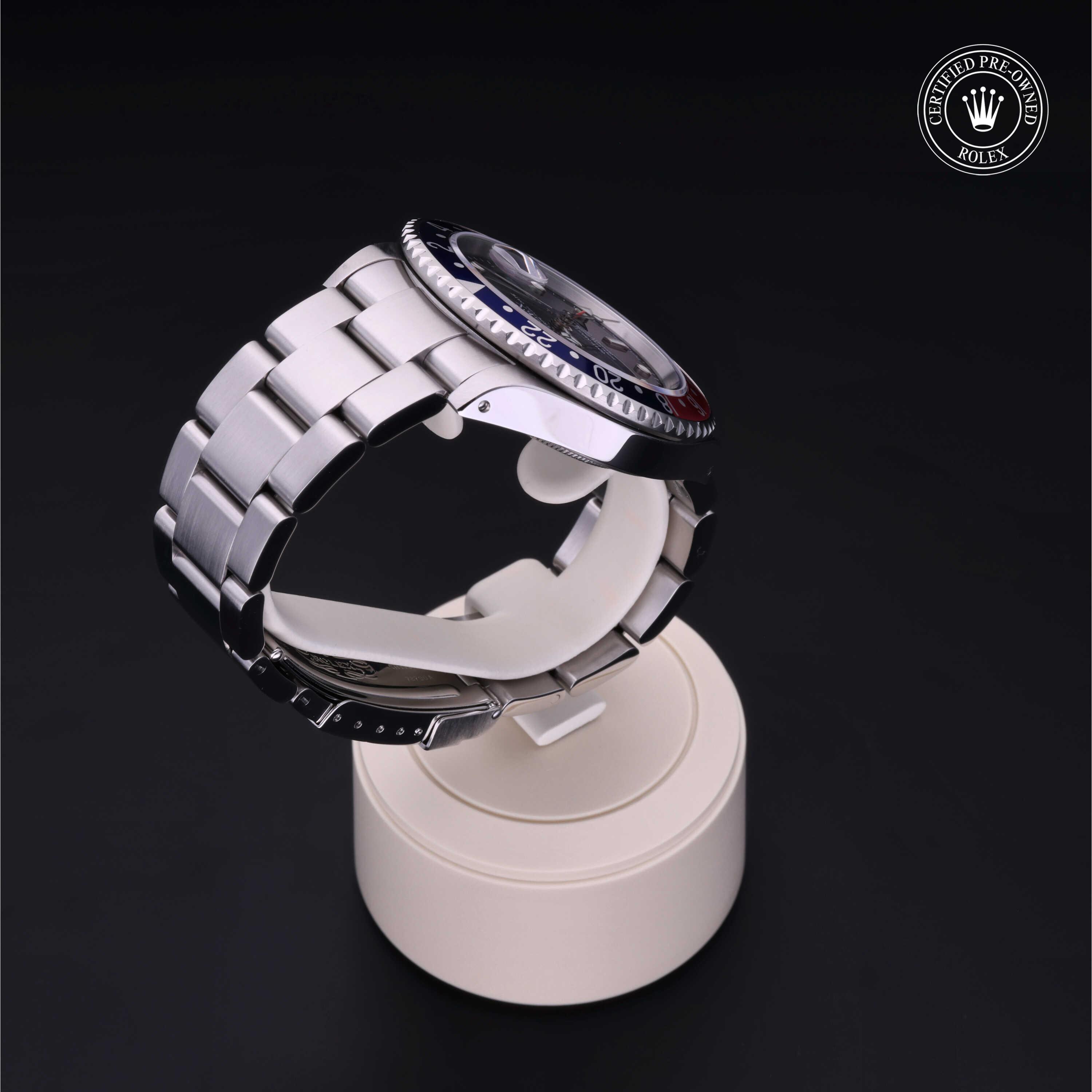 Oyster Perpetual  GMT-Master II Rolex Certified Pre-Owned 2001, 40 mm, Steel
Reference: 16710BLRO