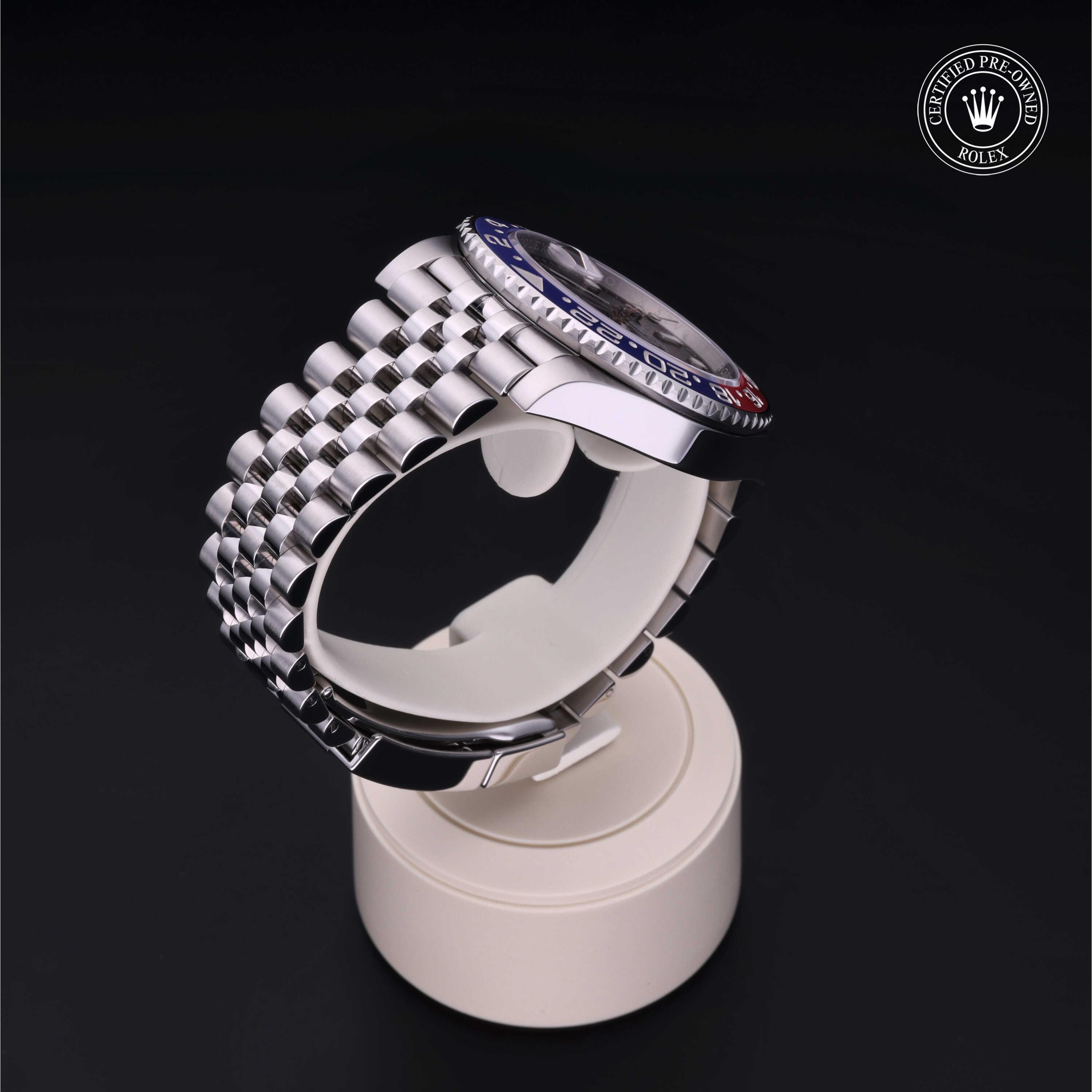 GMT-Master II 勞力士中古錶認證 2018, 40毫米, 鋼
型號: 126710BLRO