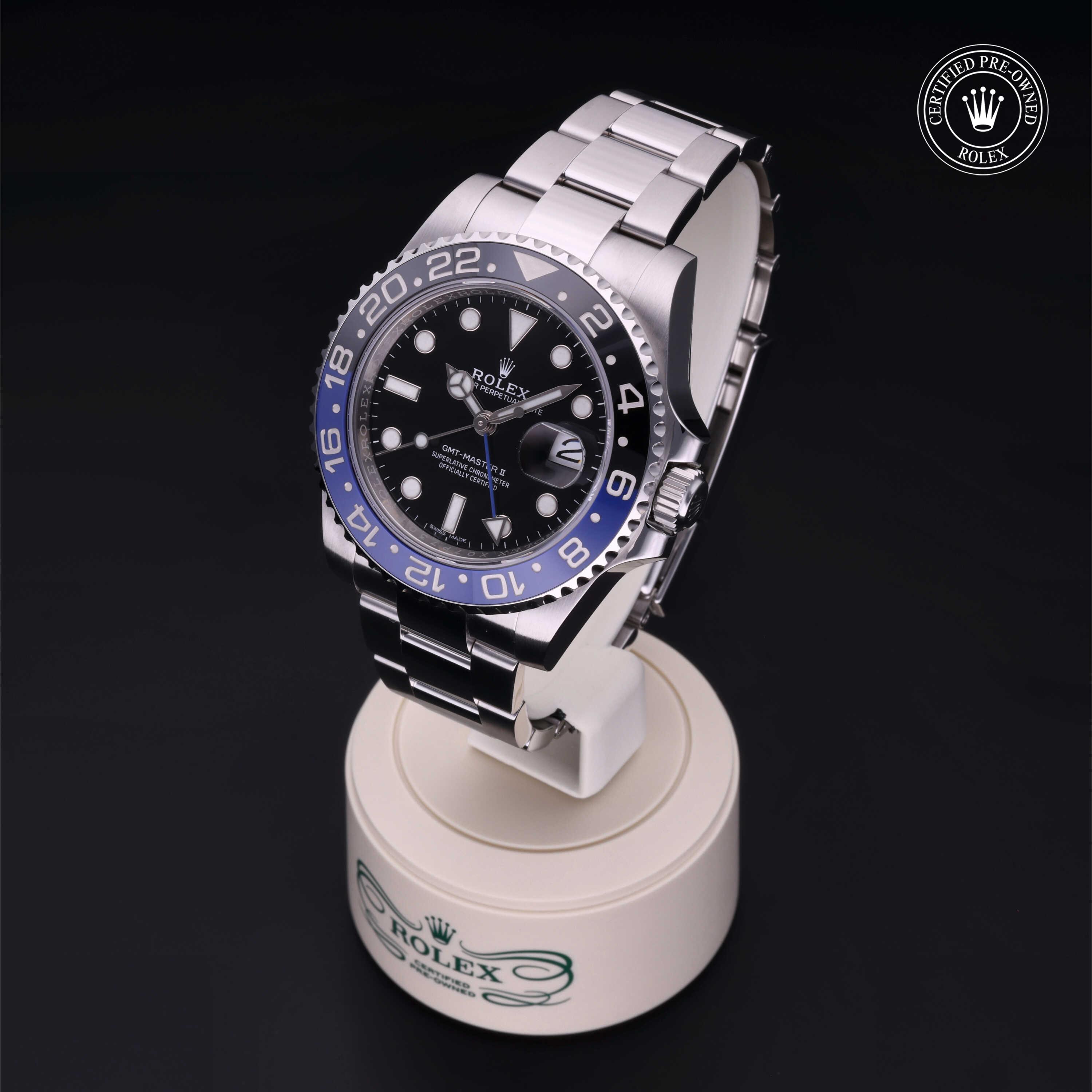 GMT-Master II Rolex Certified Pre-Owned 2017, 40 mm, Steel
Reference: 116710BLNR