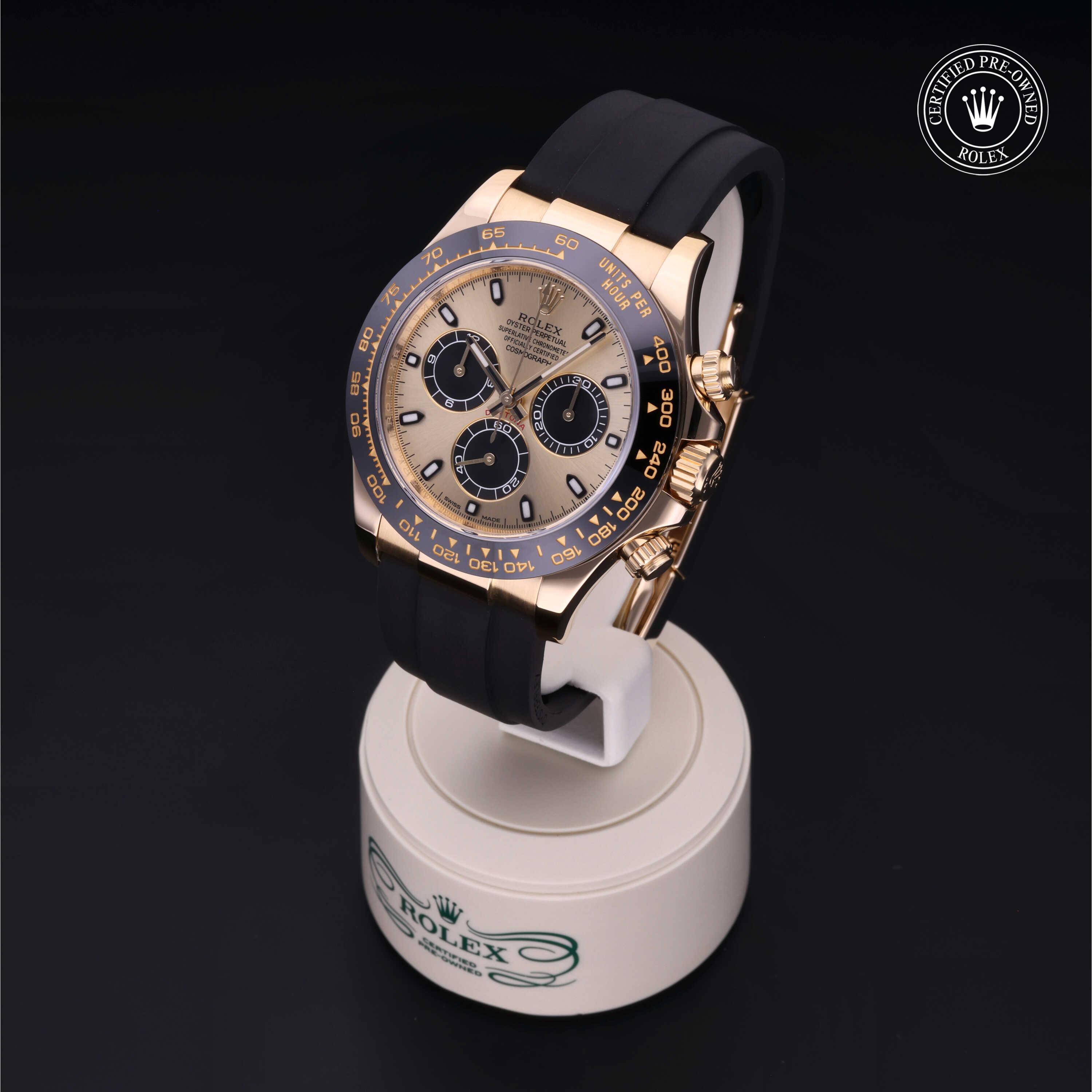 Cosmograph Daytona 勞力士中古錶認證 2017, 40毫米, 18K黃金
型號: 116518LN