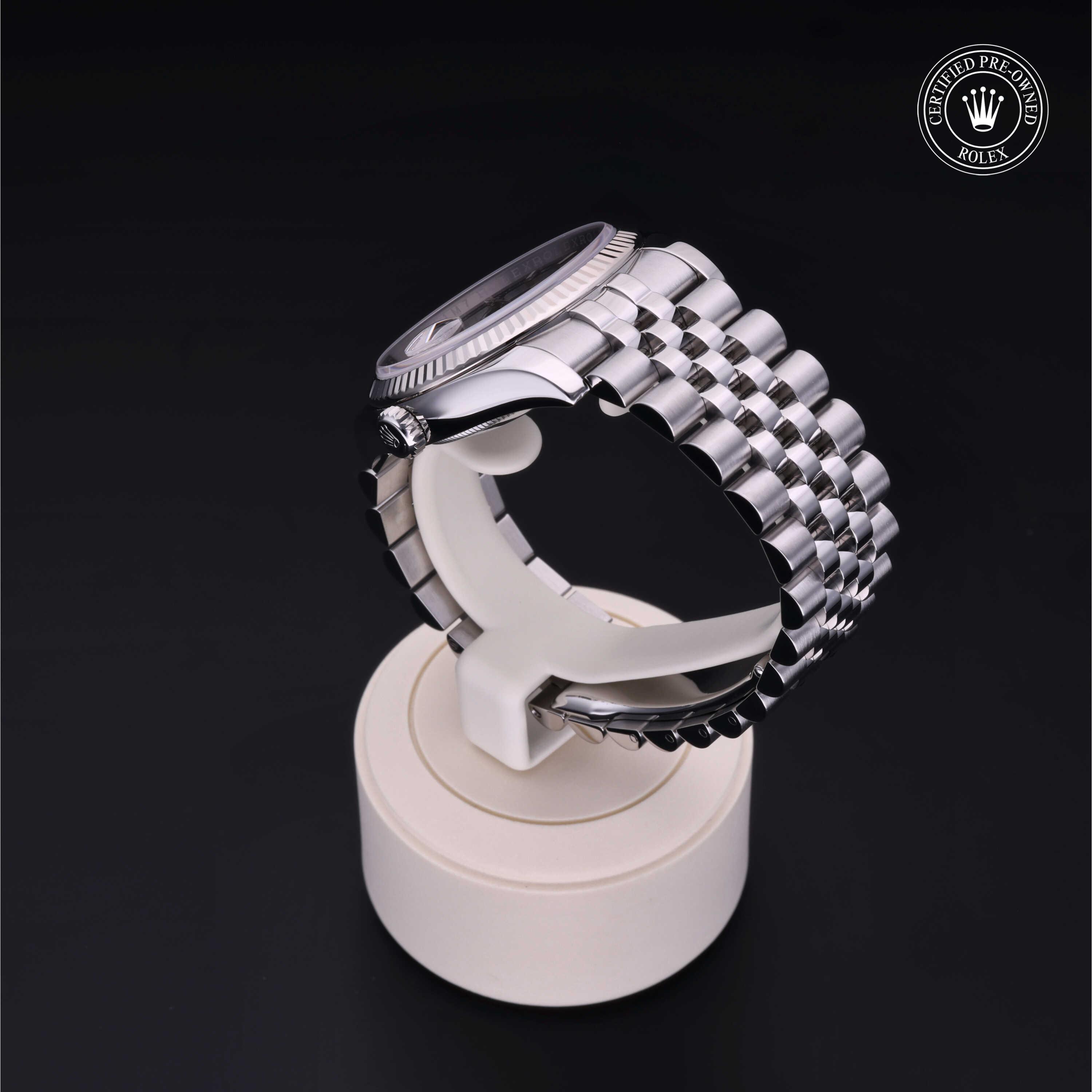 Datejust 36 勞力士中古錶認證 2016, 36毫米, 18K白色黃金鋼
型號: 116234