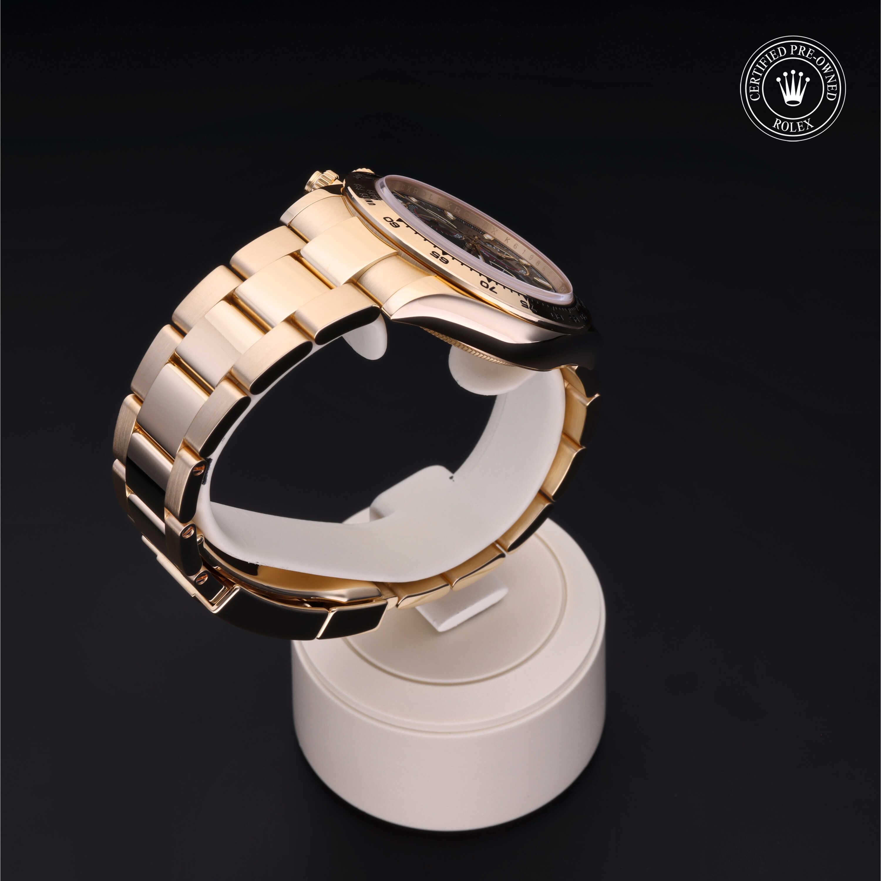 Cosmograph Daytona 勞力士中古錶認證 2018, 40毫米, 18K黃金
型號: 116508