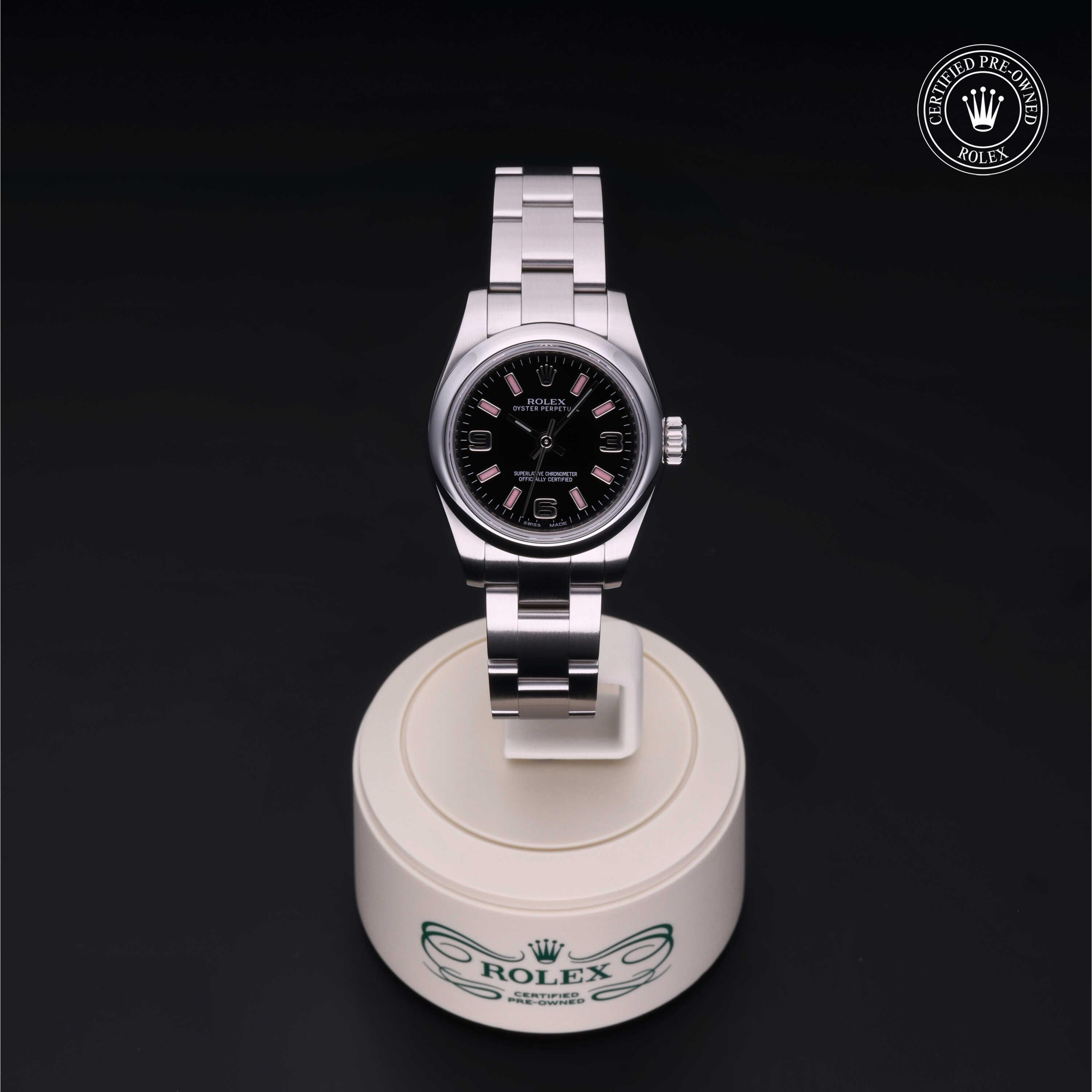 Oyster Perpetual 26 勞力士中古錶認證 2011, 26毫米, 鋼
型號: 176200