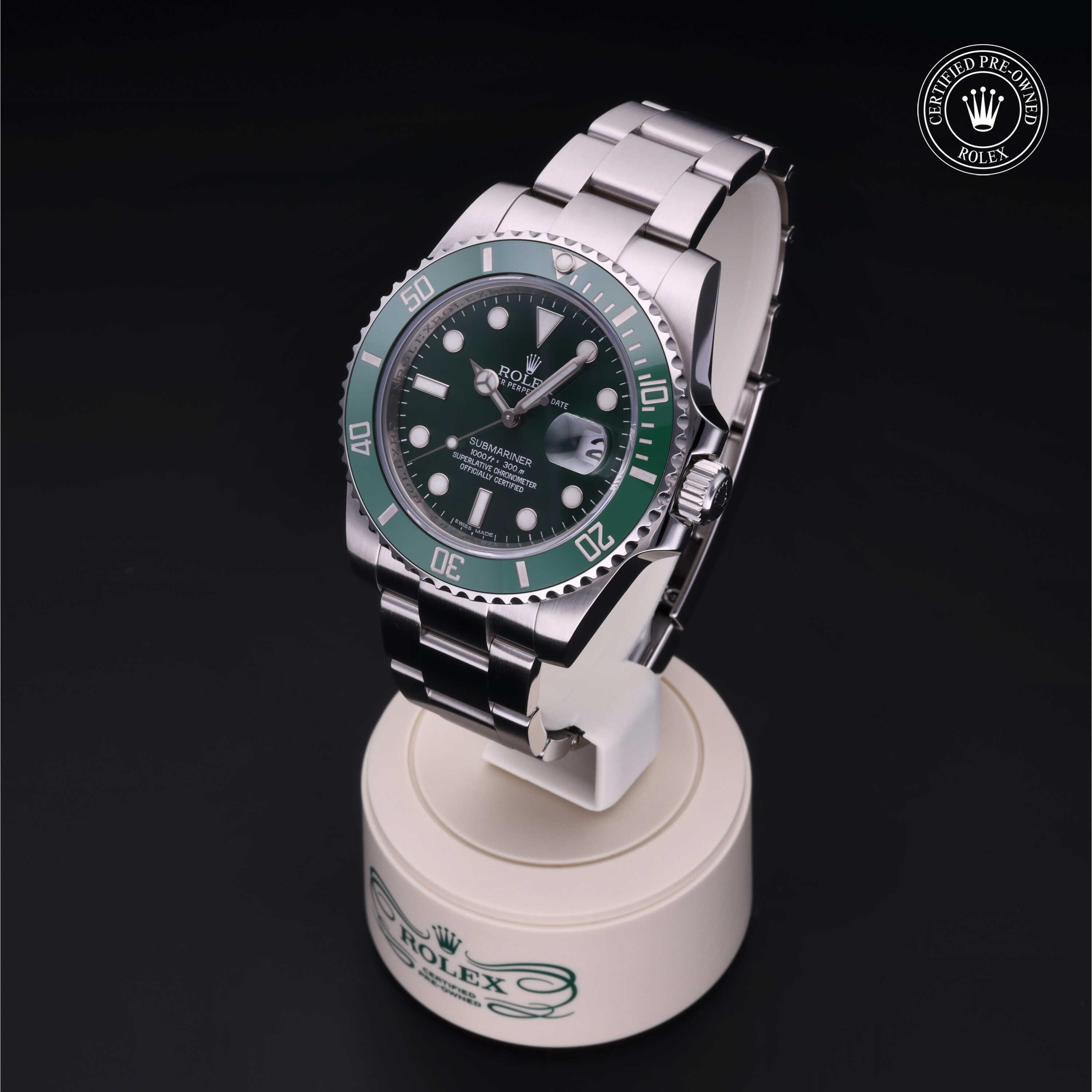 Submariner Date 勞力士中古錶認證 2010, 40毫米, 鋼
型號: 116610LV
