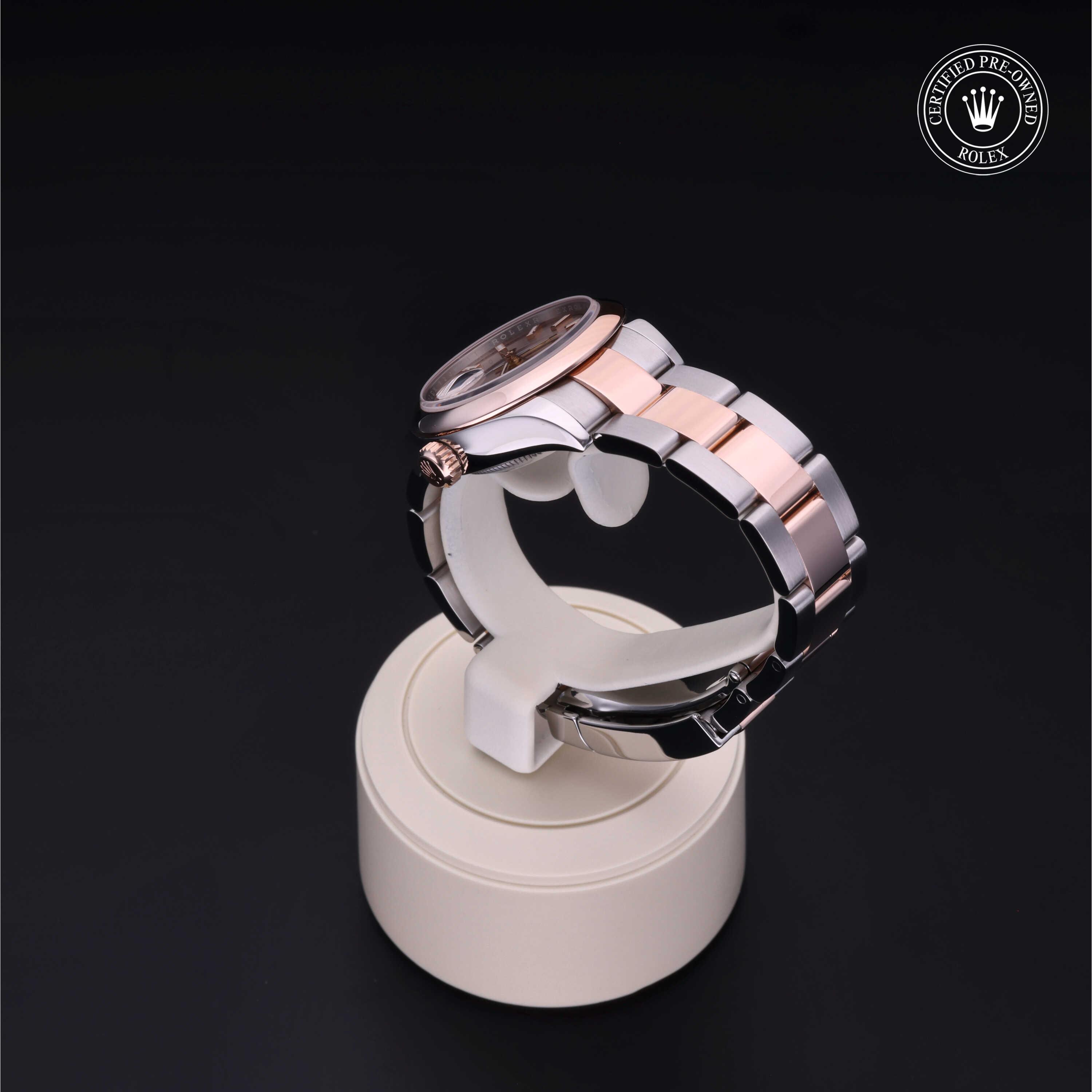 Lady-Datejust 勞力士中古錶認證 2016, 28毫米, 18K紅金鋼
型號: 279161