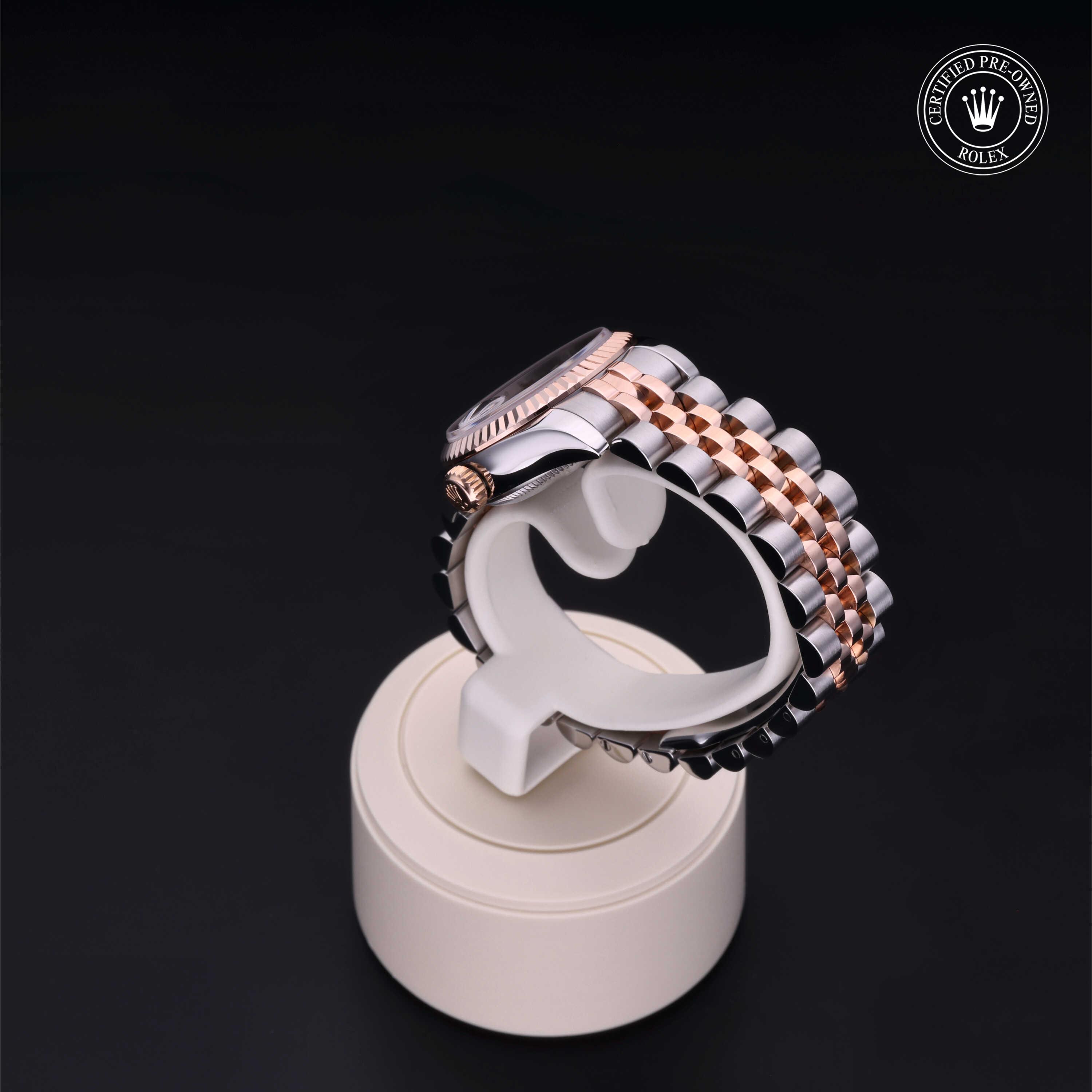 Lady-Datejust 26 勞力士中古錶認證 2011, 26毫米, 18K紅金鋼
型號: 179171