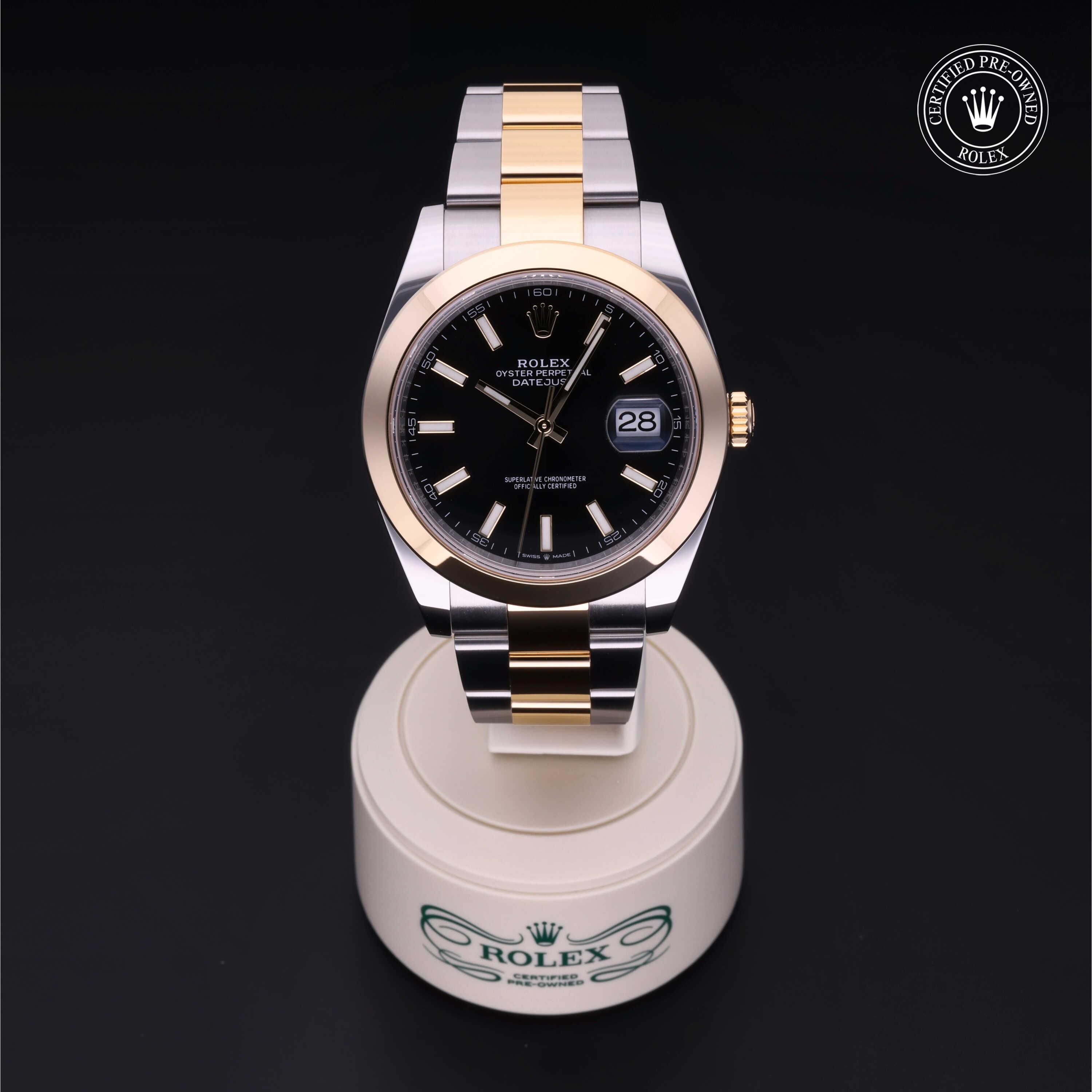 Datejust 41 勞力士中古錶認證 2021, 41毫米, 18K黃金鋼
型號: 126303