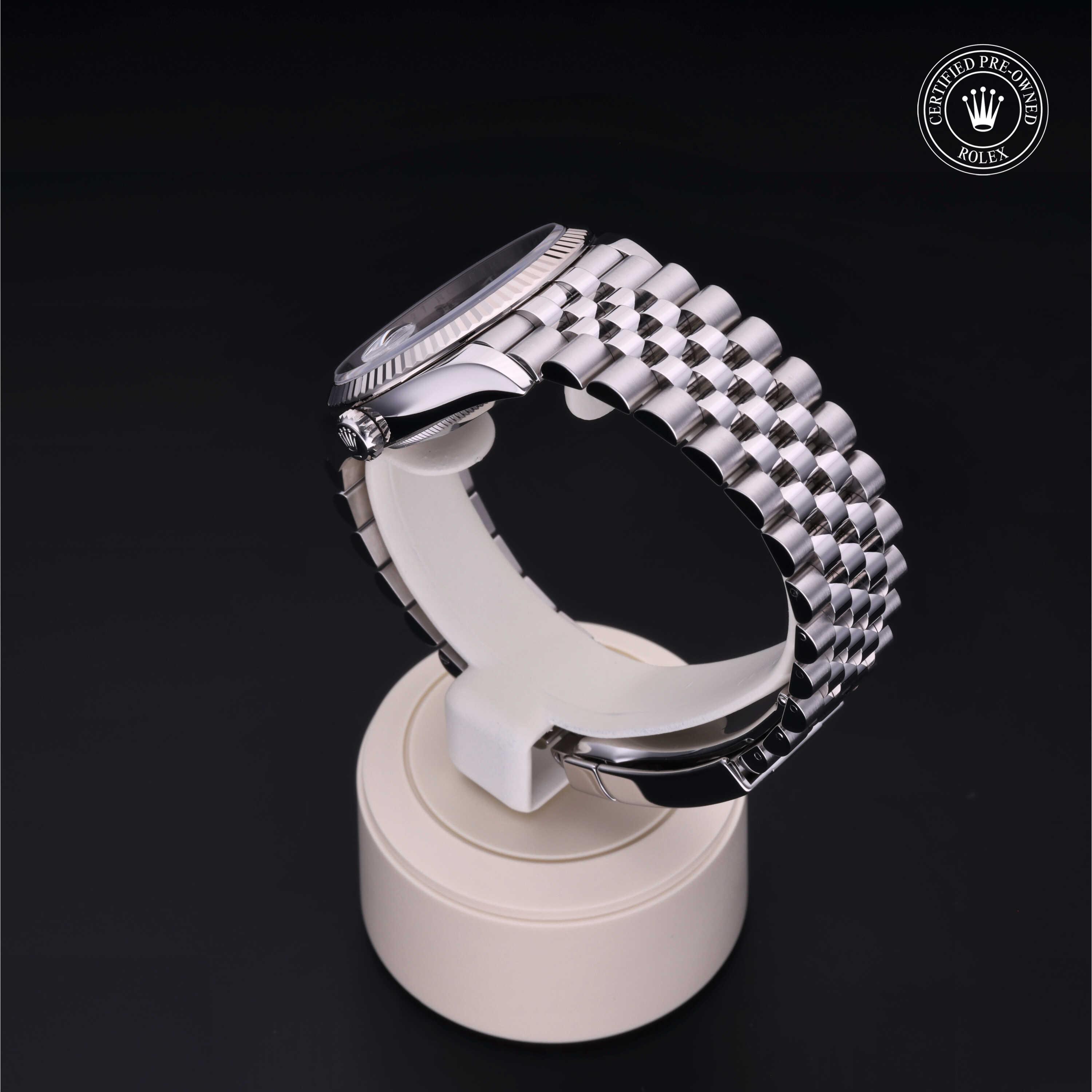 Datejust 36 勞力士中古錶認證 2022, 36毫米, 18K白色黃金鋼
型號: 126234