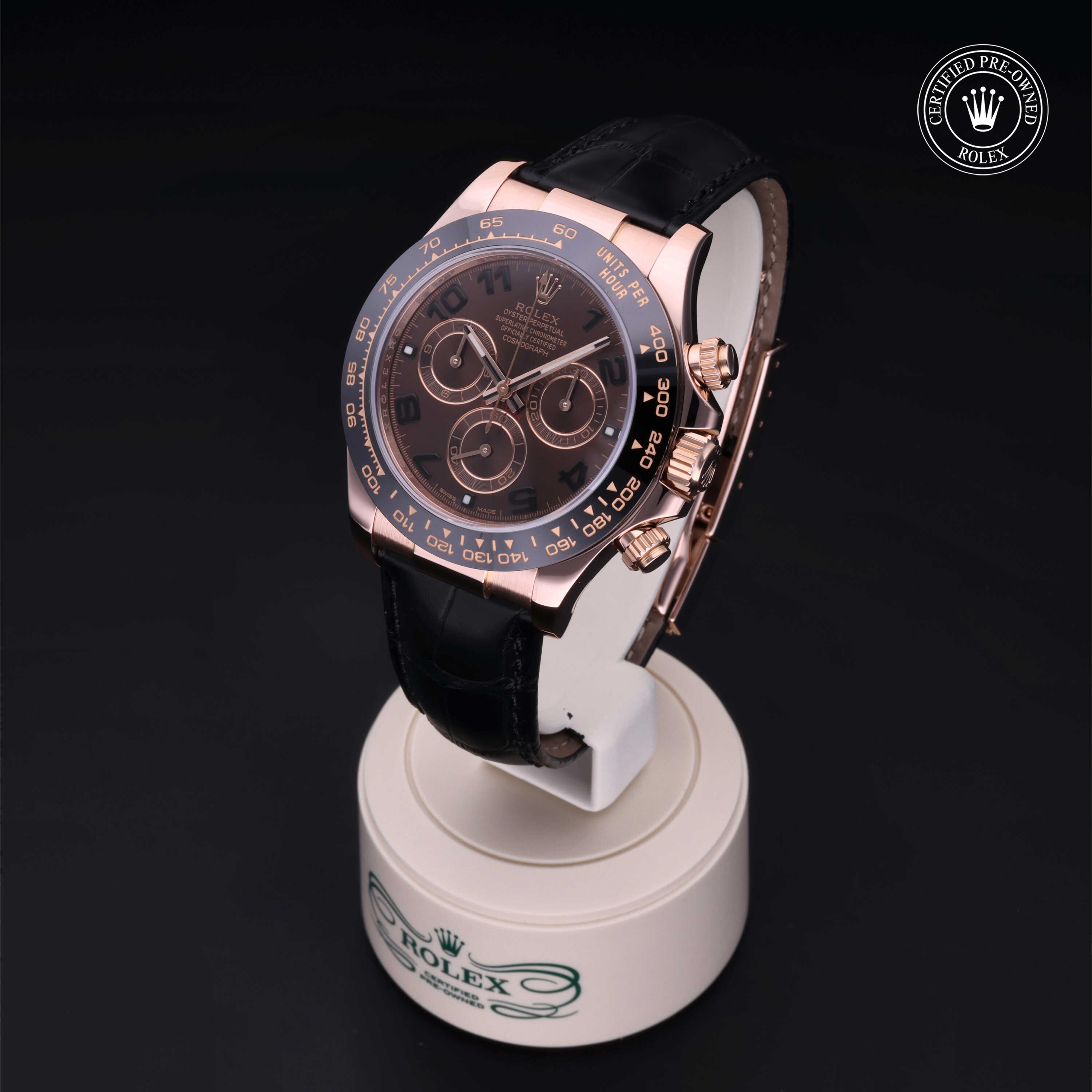 Cosmograph Daytona Rolex Certified Pre-Owned 2017, 40 mm, Gold 18 Carat Red
Reference: 116515LN