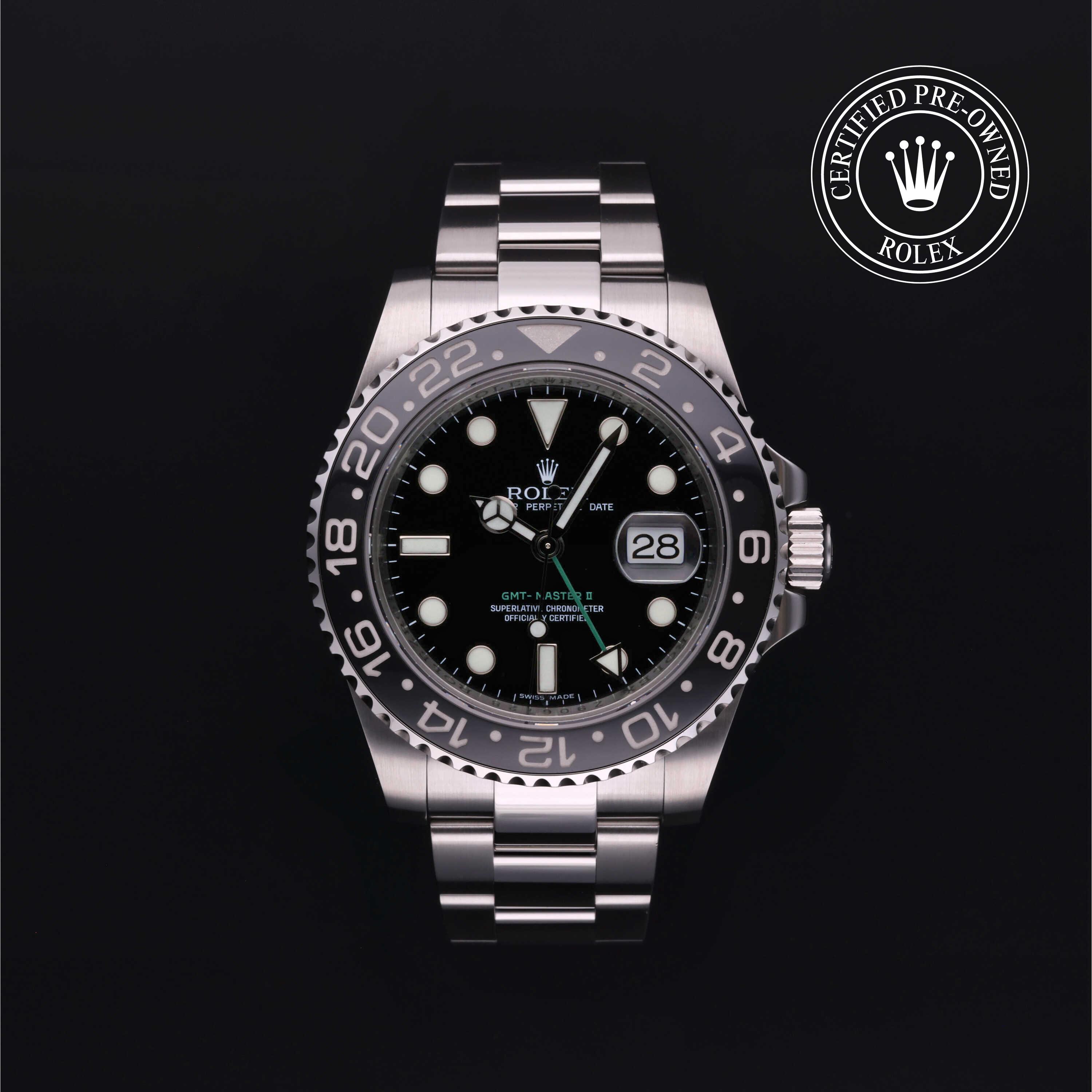 GMT-Master II Rolex Certified Pre-Owned 2007, 40 mm, Steel
Reference: 116710LN