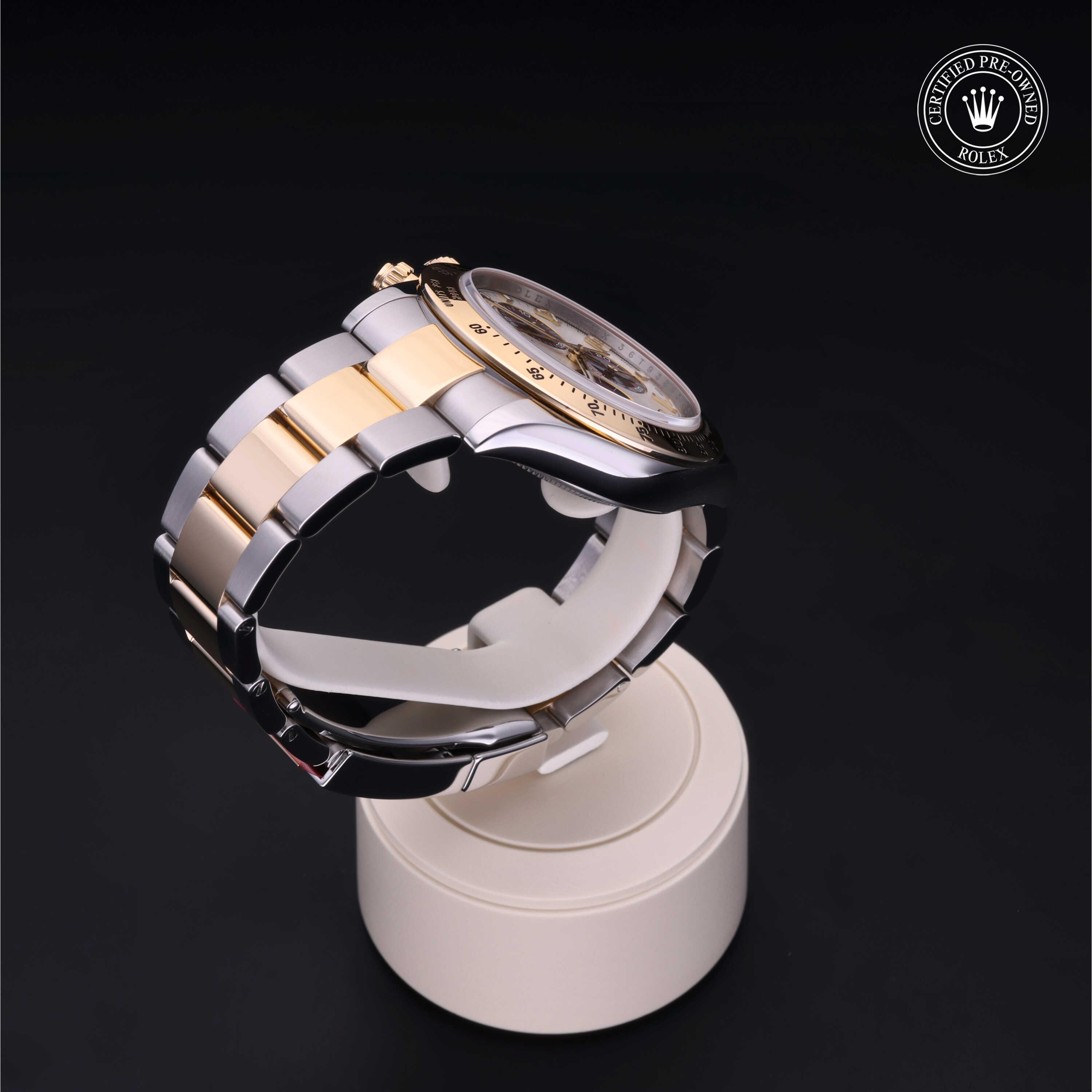 Cosmograph Daytona 勞力士中古錶認證 2014, 40毫米, 18K黃金鋼
型號: 116523