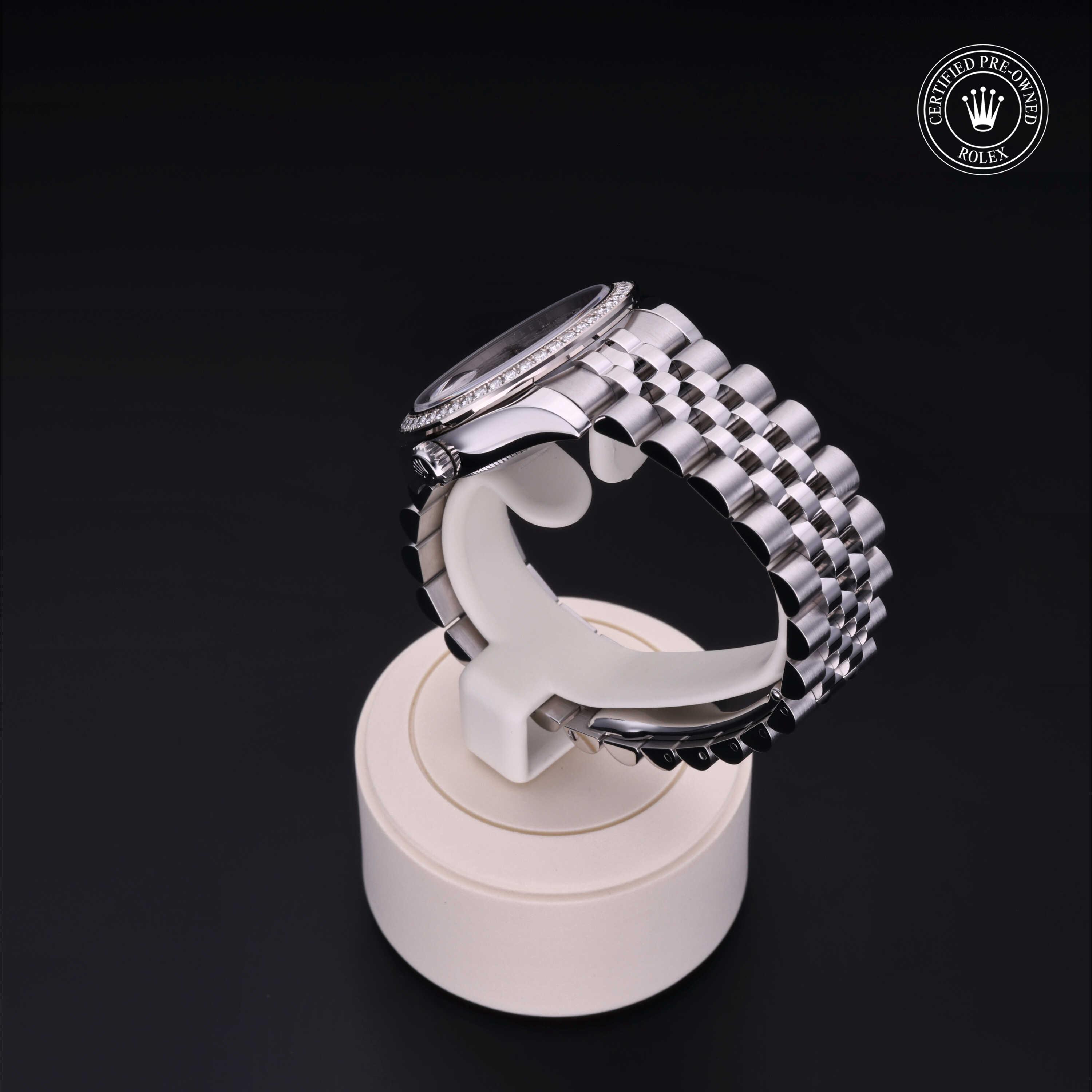 Datejust 31 勞力士中古錶認證 2018, 31毫米, 18K白色黃金鋼
型號: 178384