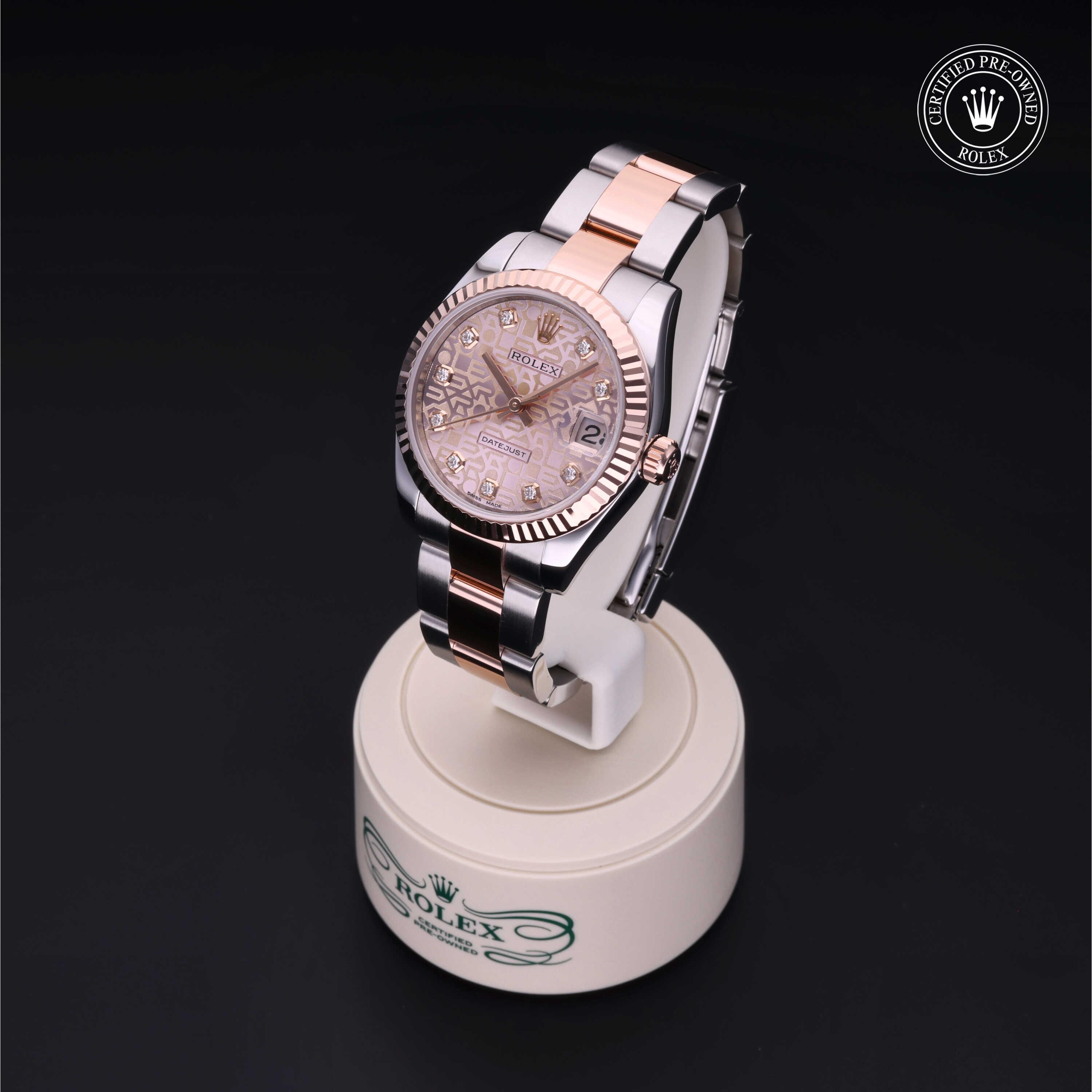 Datejust 31 勞力士中古錶認證 2017, 31毫米, 18K紅金鋼
型號: 178271